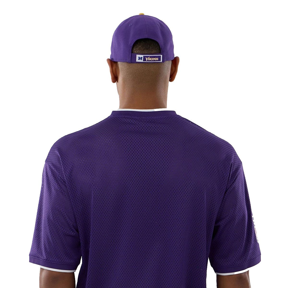 New Era T-Shirt Mesh Oversized NFL Minnesota Vikings Logo