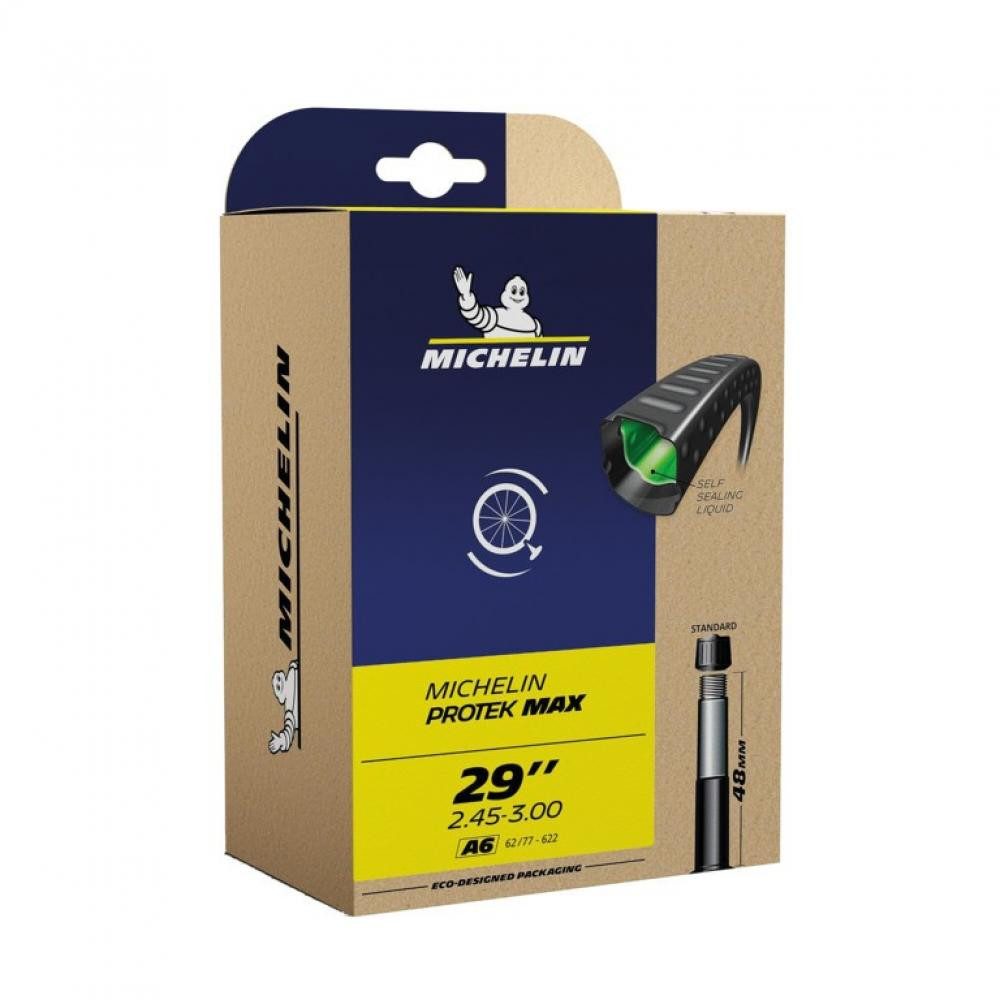 Michelin Fahrradschlauch Michelin Schlauch A6 Protek Max 29x2.45-3.0 62/77-622 AV 48 mm