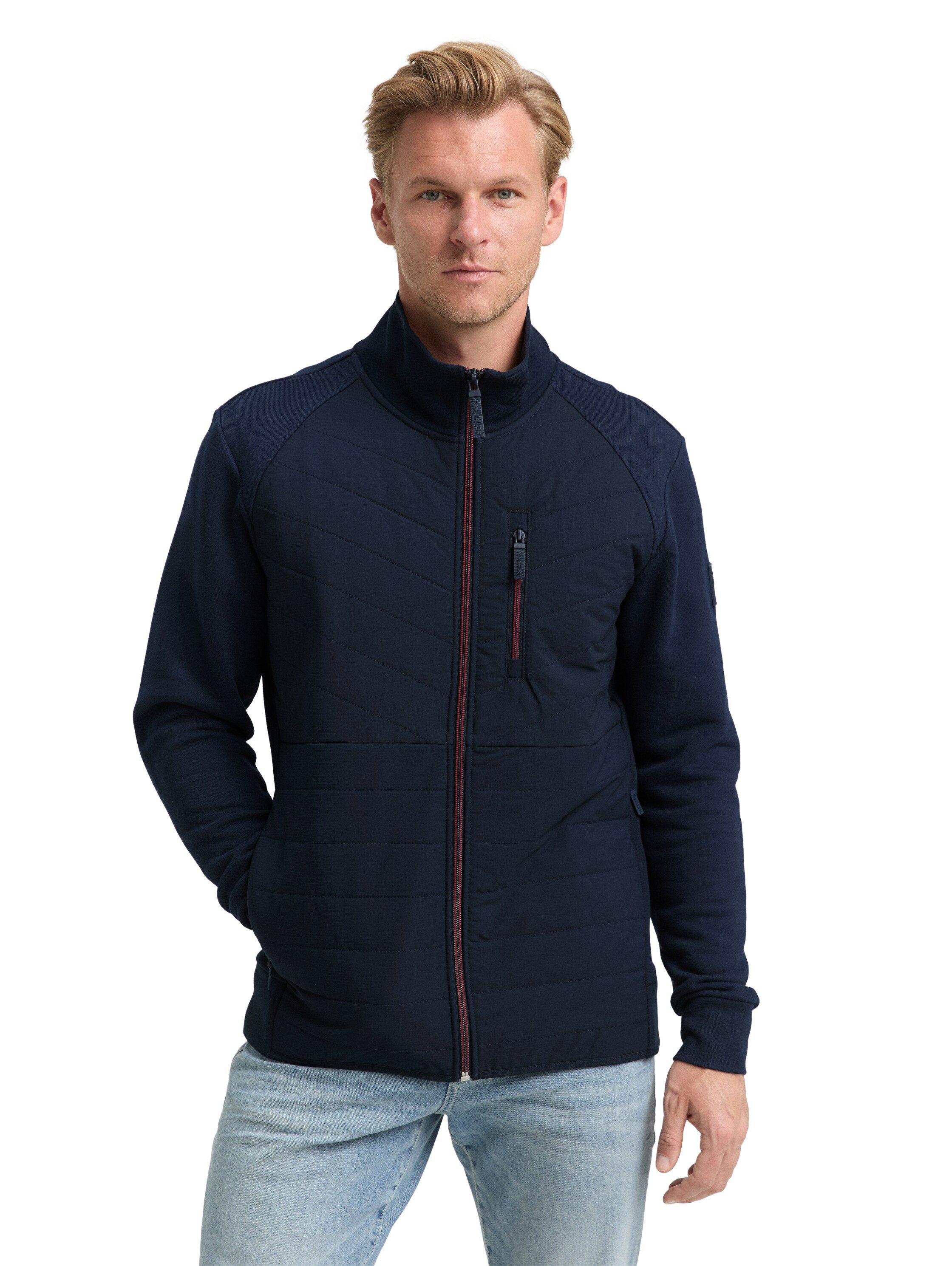 TOM TAILOR Sweatjacke mit Logo Stickerei günstig online kaufen