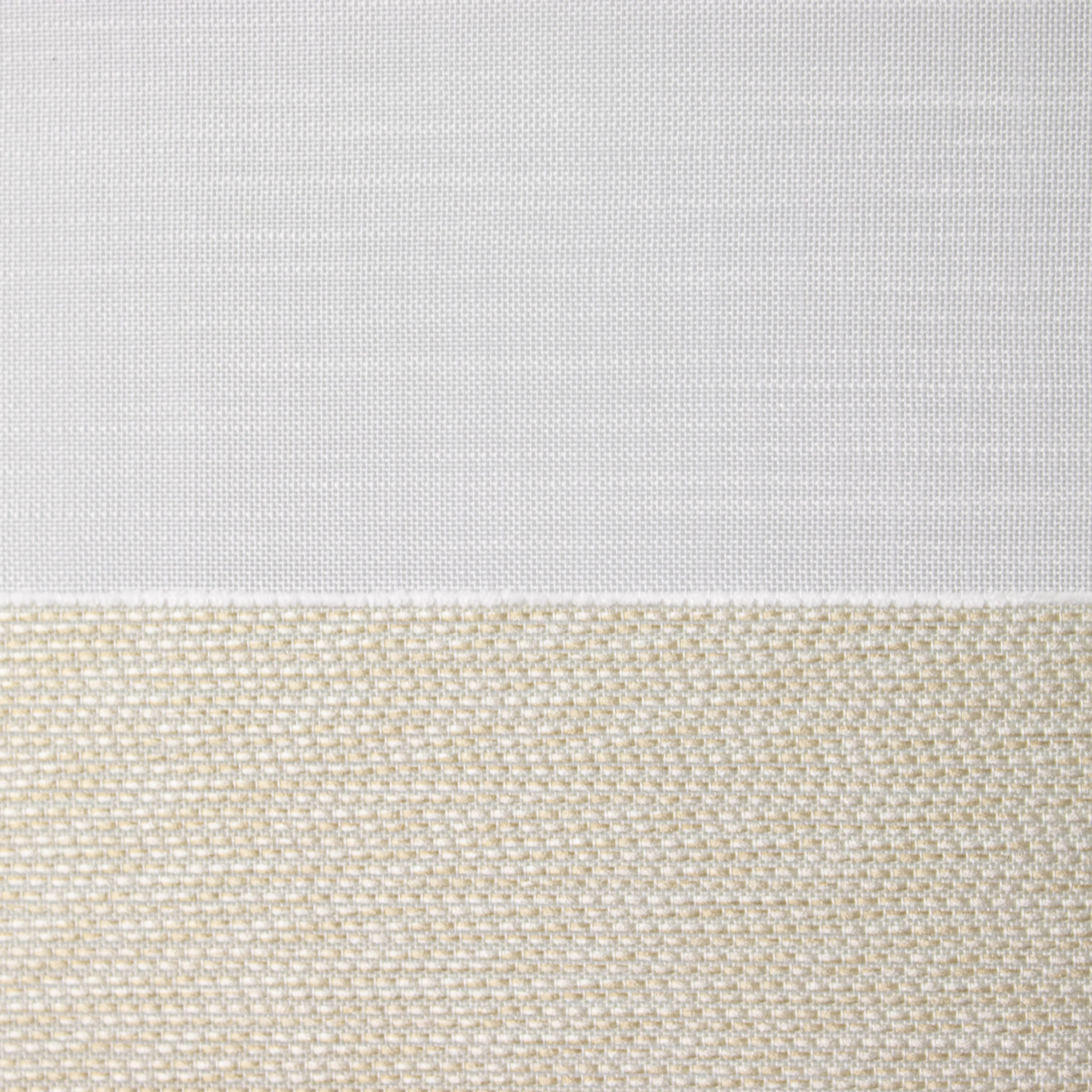 Scheibengardine Mini Scheibengardine Clever-Kauf-24, 2280-13 beige Miniflächenvorhang, Flächenvorhang 3tlg., weiß