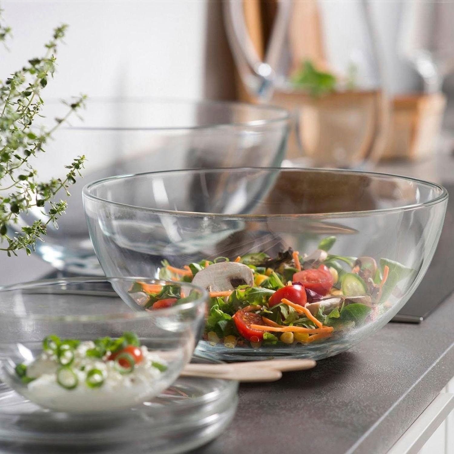 LEONARDO Dessertteller CUCINA, Teller, Transparent, Ø 18 cm