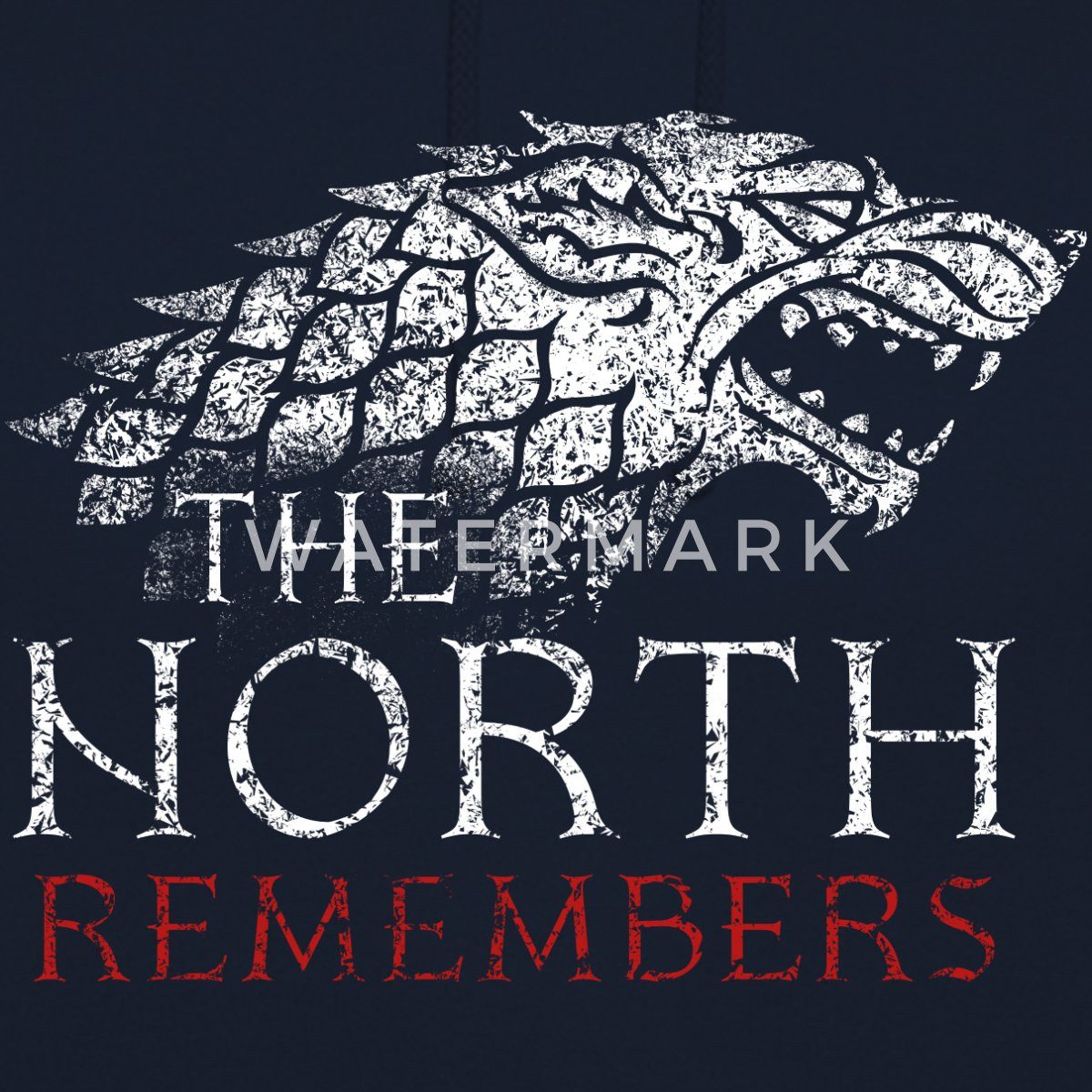 Spreadshirt Hoodie Game Of Thrones The North Remembers Unisex Hoodie (1-tlg)