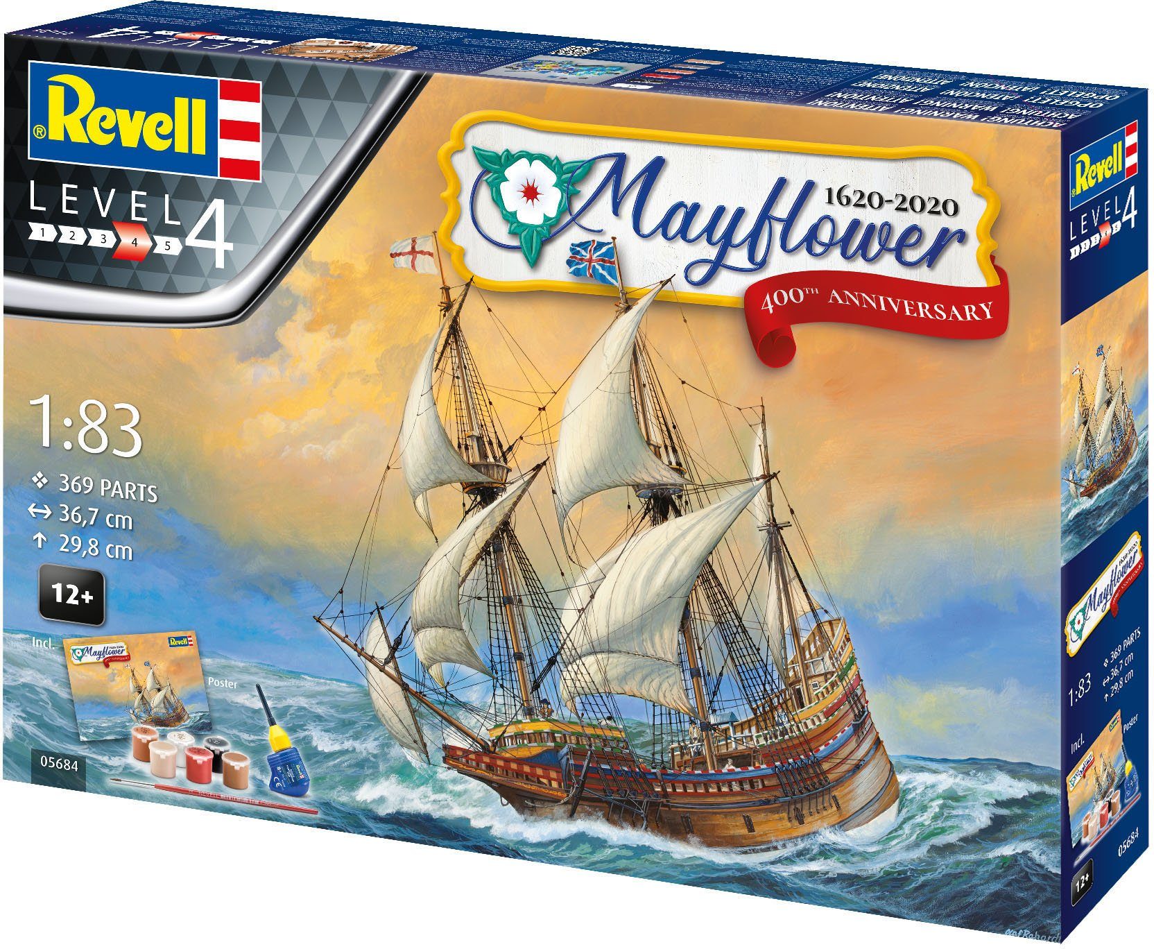 Revell® Modellbausatz Mayflower, Maßstab 1:83, Made in Europe