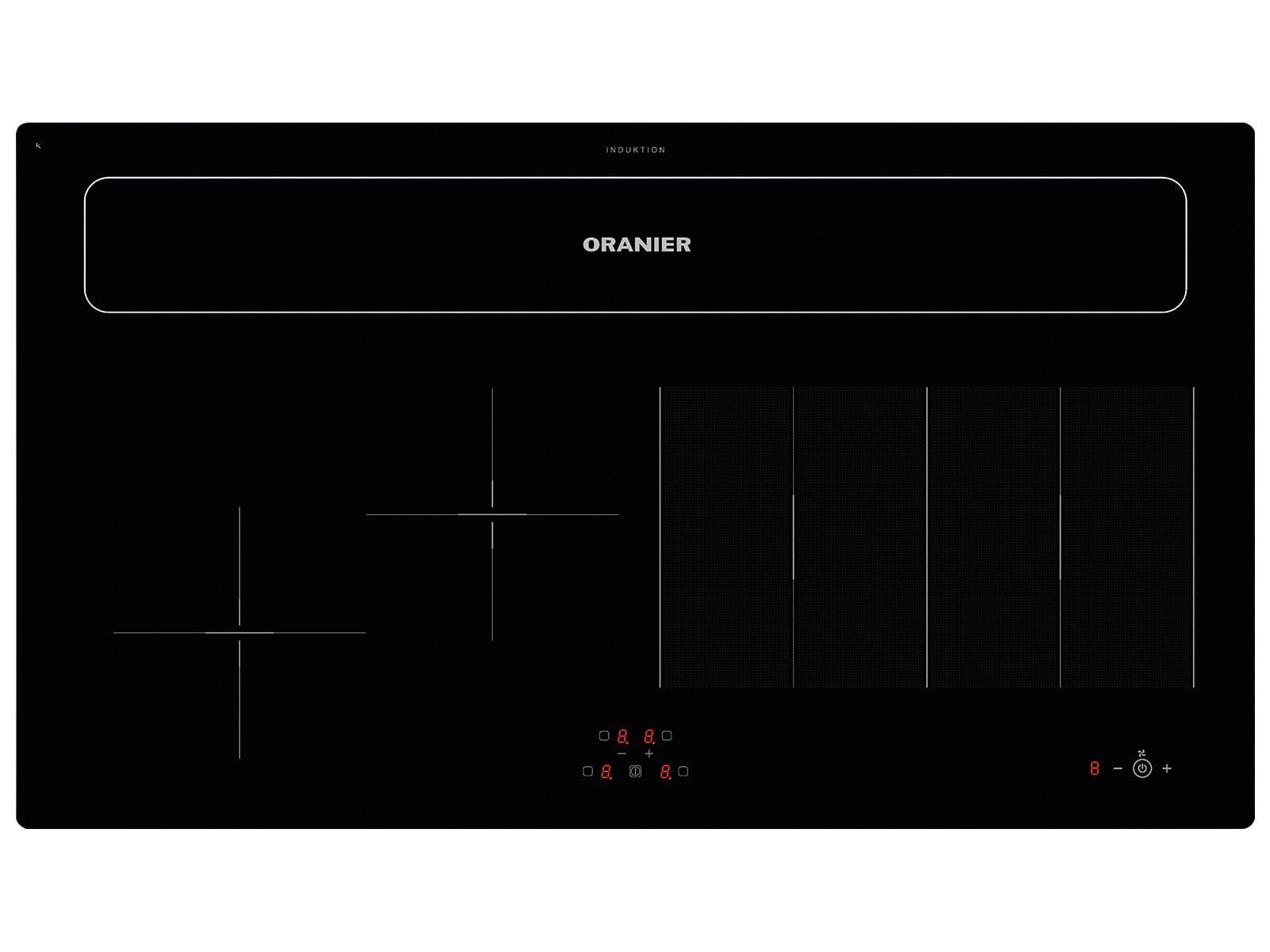 Oranier Induktions-Kochfeld 1092 72, Timer, TouchControl-Bedienung