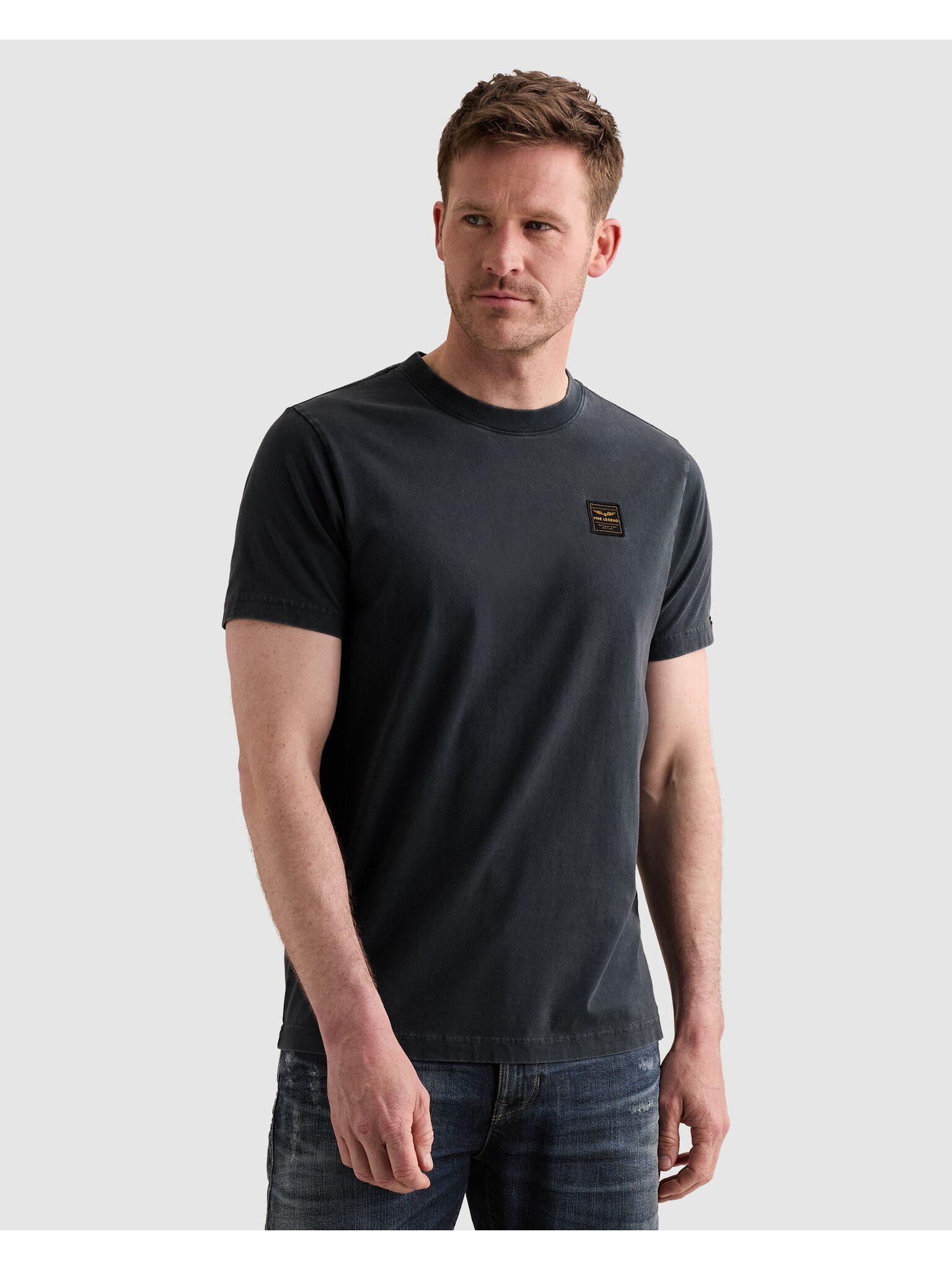 PME LEGEND T-Shirt Washed garment dye- gefärbt