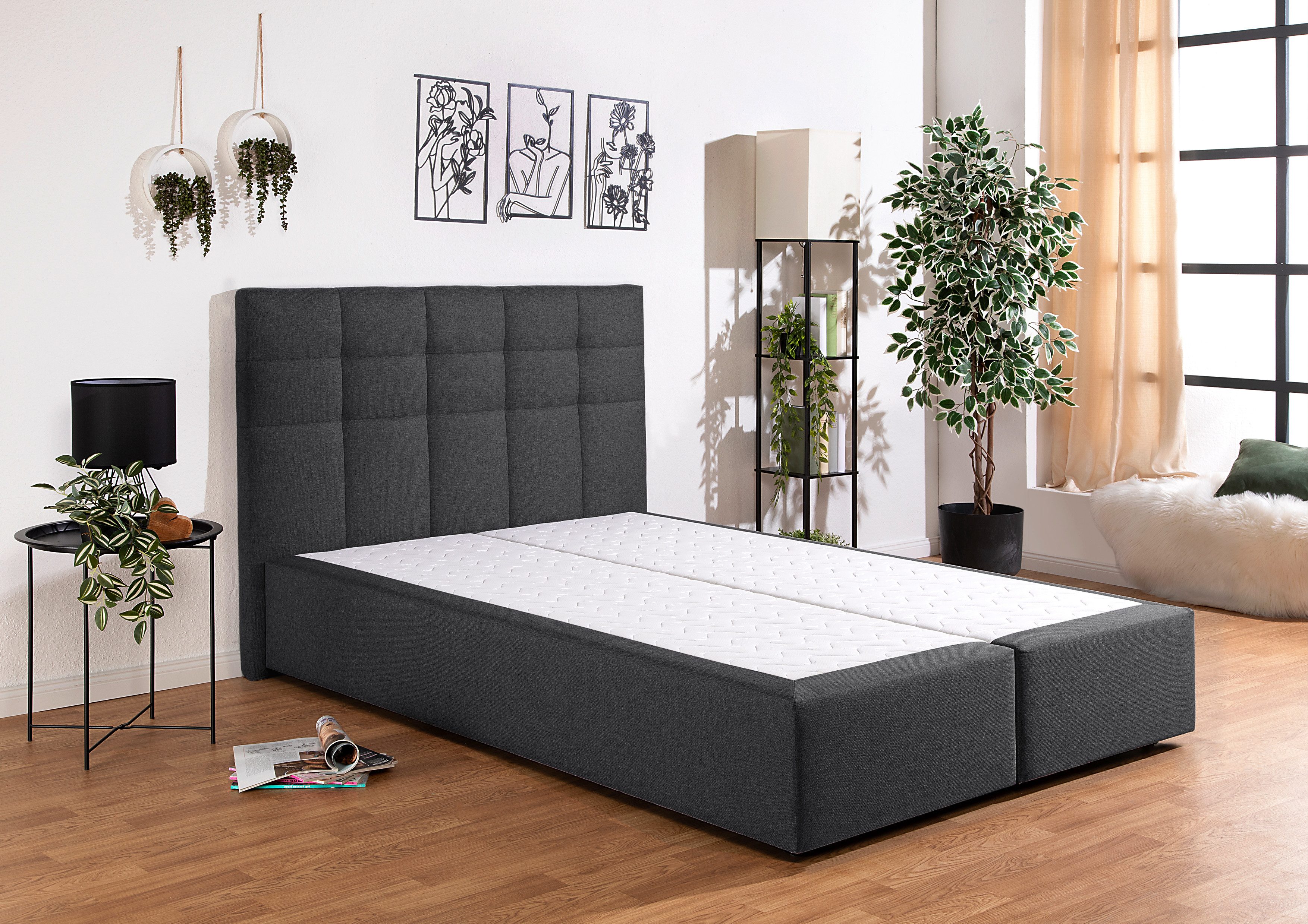 Home affaire Boxbett Ovalo auch in Überlänge erhältlich, wahlweise mit Bettkasten, in H2, H3 & H4 erhältlich
