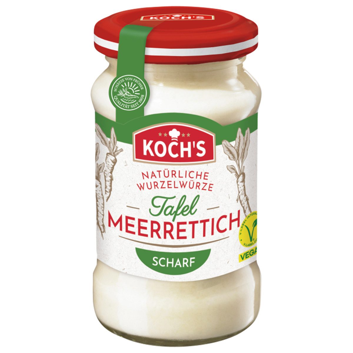 Homann Saucen, Kochs Meerrettich tafelfertig cremig mit feiner Schärfe 200g