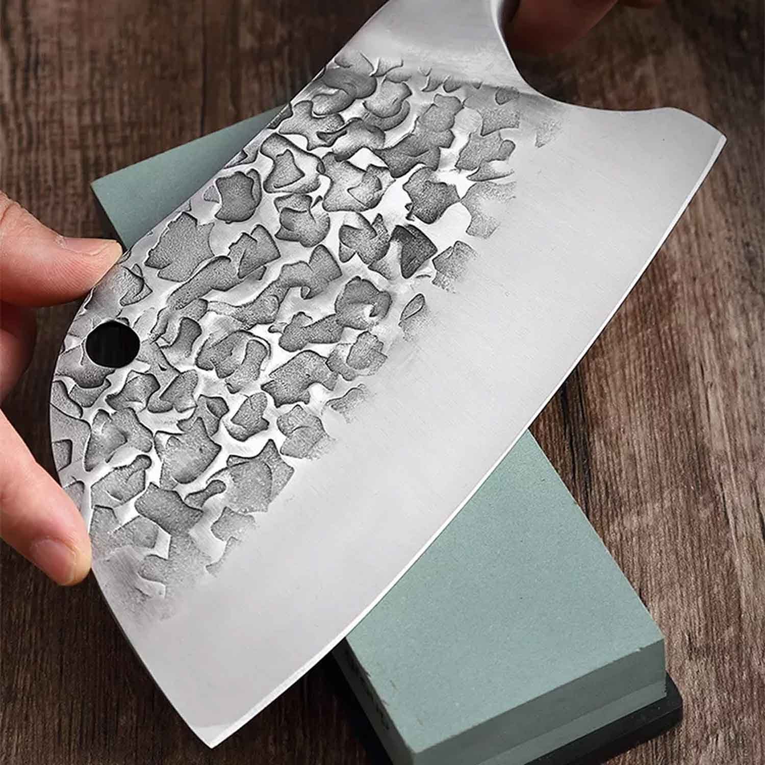 aus Ultra Stahl Küchenmesser schwer geschmiedetem scharf, Kochmesser Muxel