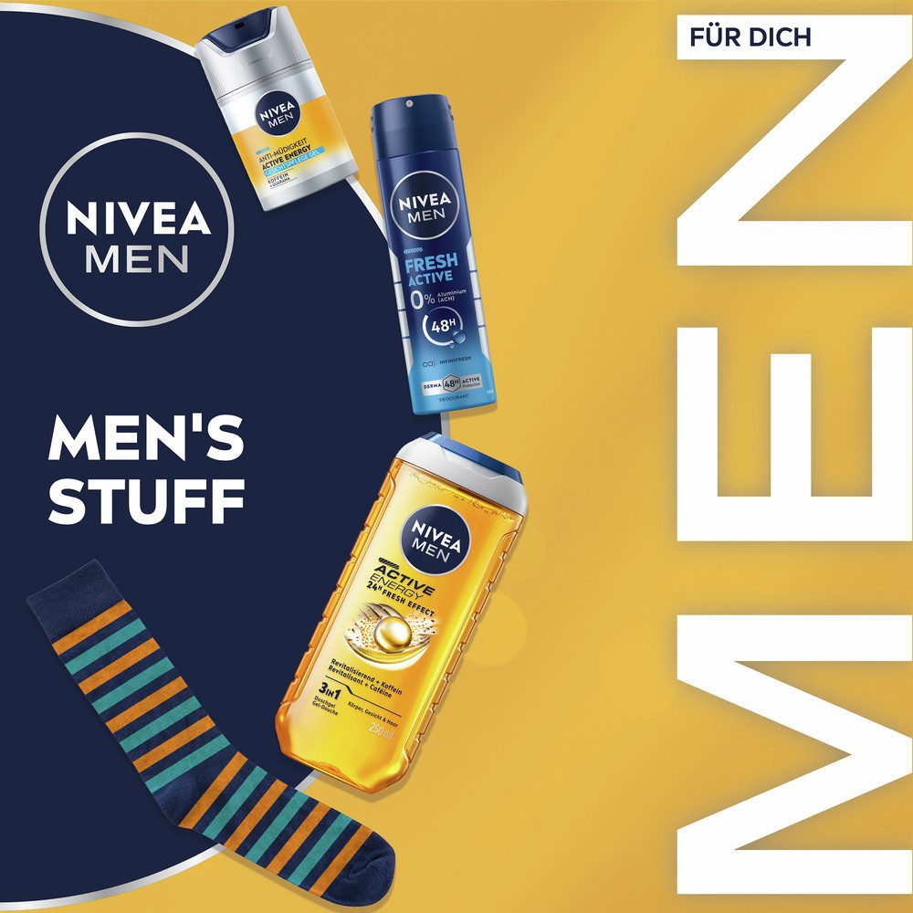 Nivea Men Hautpflege-Set MENS STUFF-SKINCARE KIT, 3-tlg.