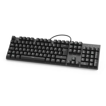 Hama Mechanische Office Tastatur "MKC-650", Schwarz, Anthrazit Tastatur