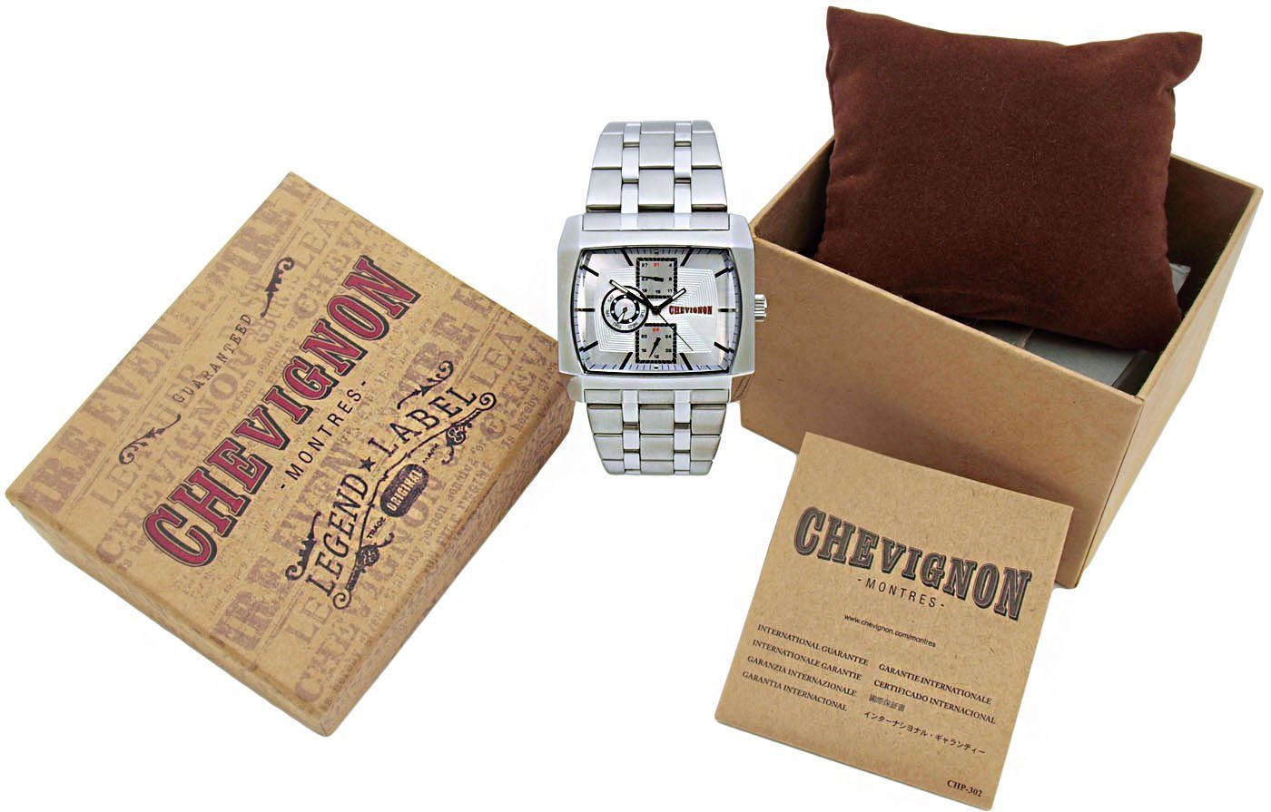 Quarzuhr Chevignon Modische für Eleganz Unisex zeitlose Uhr