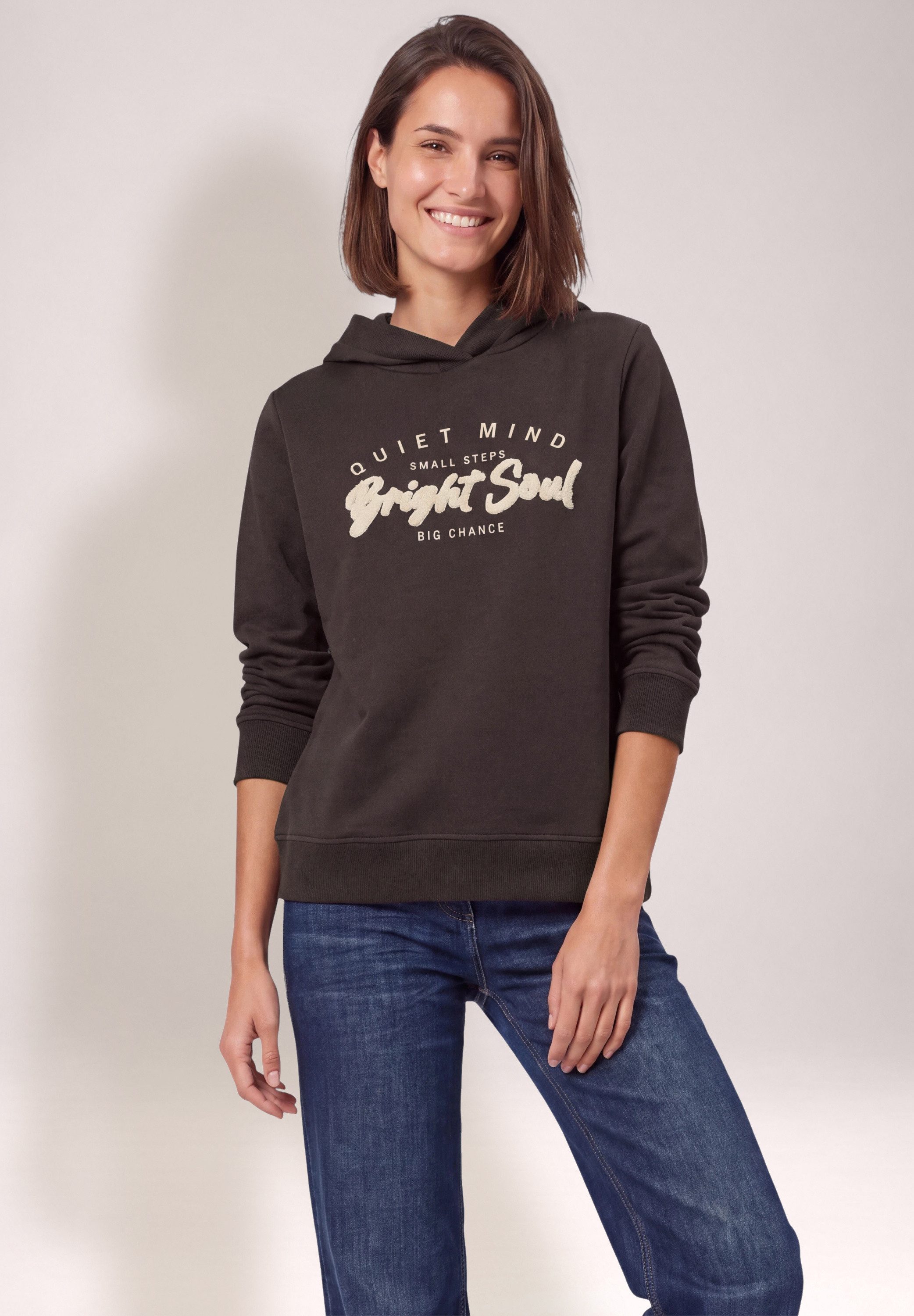 CECIL Sweatshirt mit Kapuze