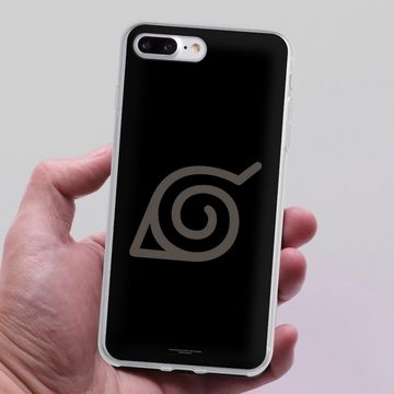 DeinDesign Handyhülle Konoha Logo Naruto Shippuden Konoha, Apple iPhone 7 Plus Silikon Hülle Bumper Case Handy Schutzhülle