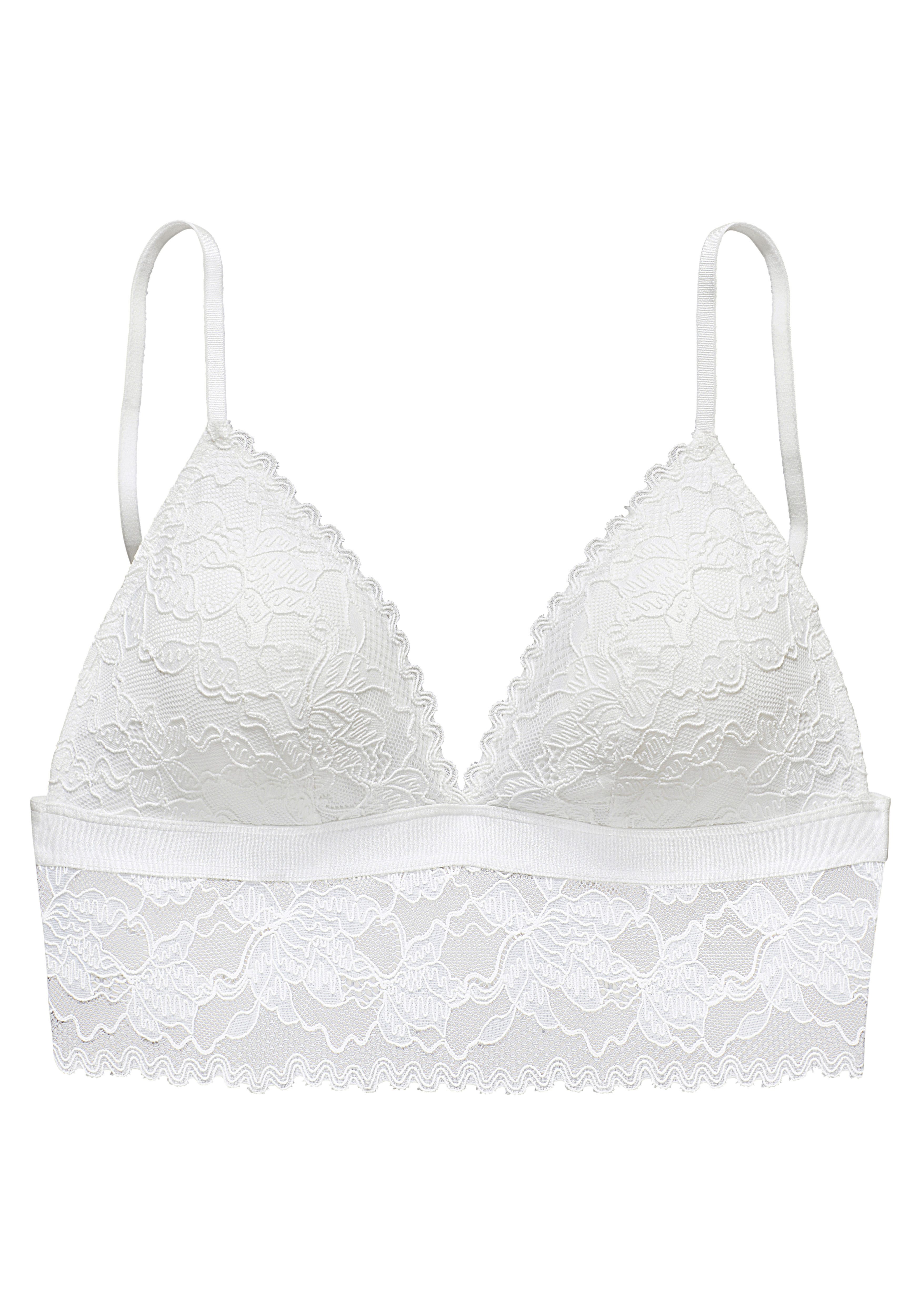 LASCANA Bralette-BH ohne Bügel, in leichter Longform, sexy Dessous