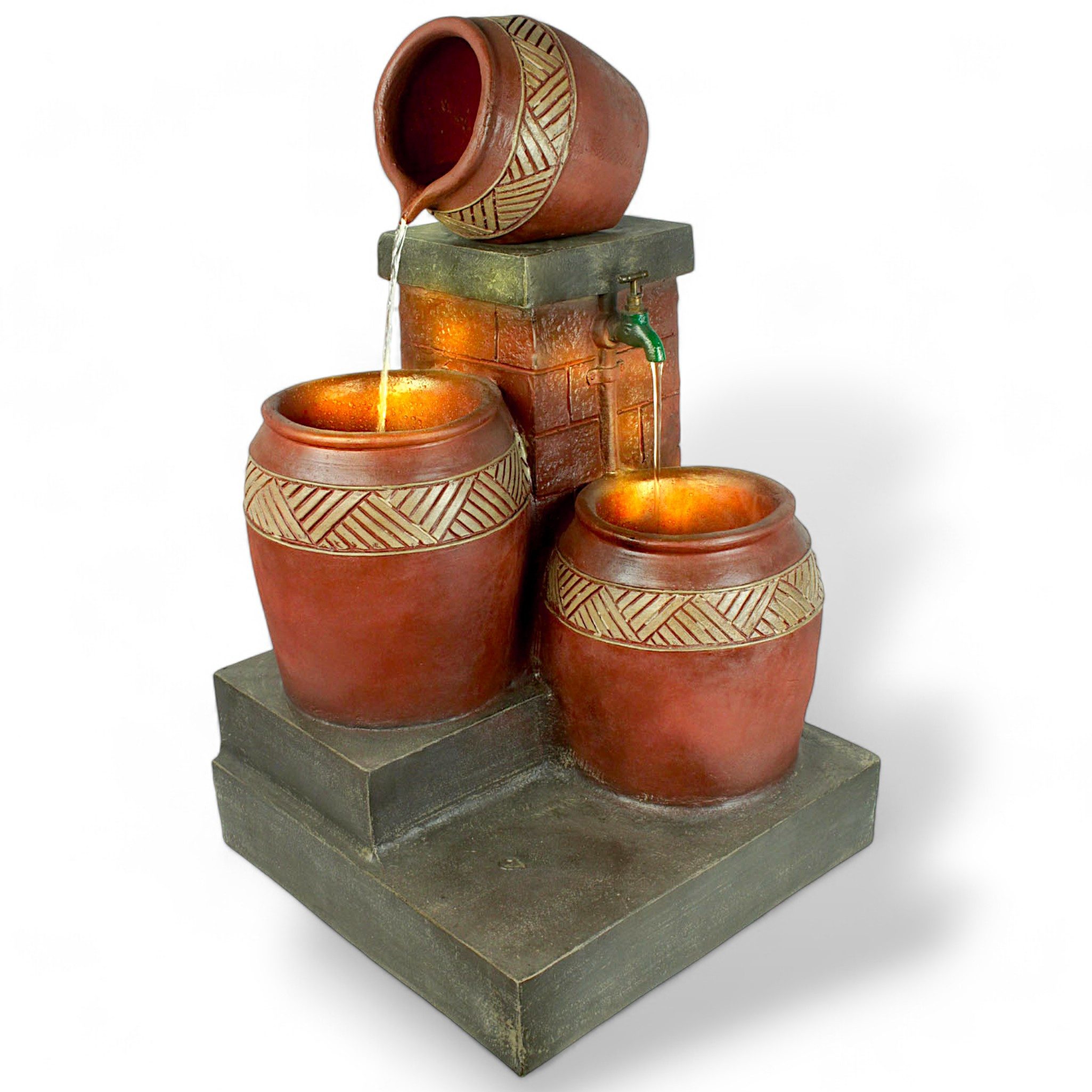 Arnusa Gartenbrunnen Springbrunnen Krüge SB106 Gartendekoration günstig online kaufen