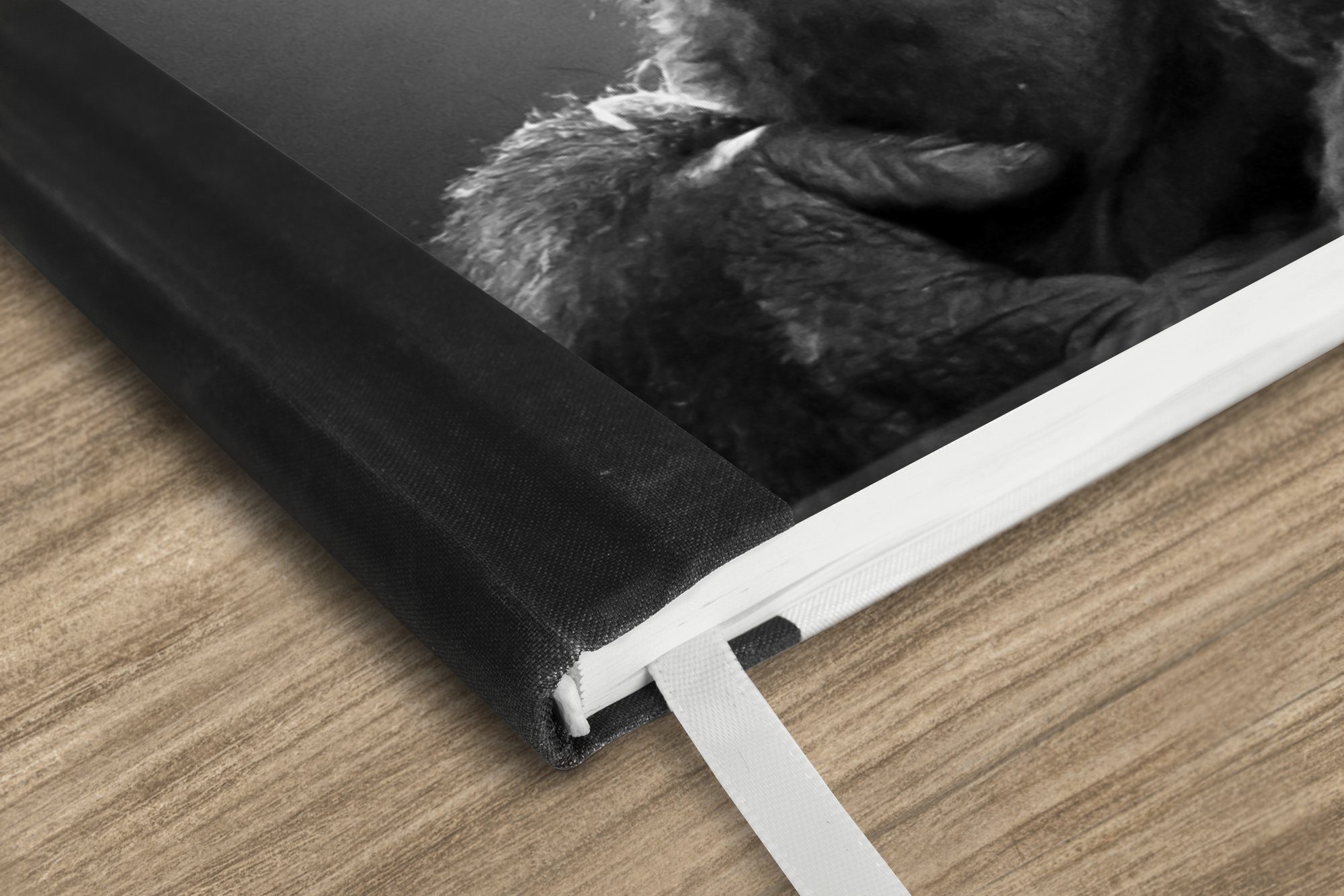 A5, Baby, einer MuchoWow Seiten, Schwarz-Weiß-Bild Gorillamutter Haushaltsbuch Journal, 98 Notizbuch mit Merkzettel, Tagebuch, ihrem Notizheft, neugeborenen