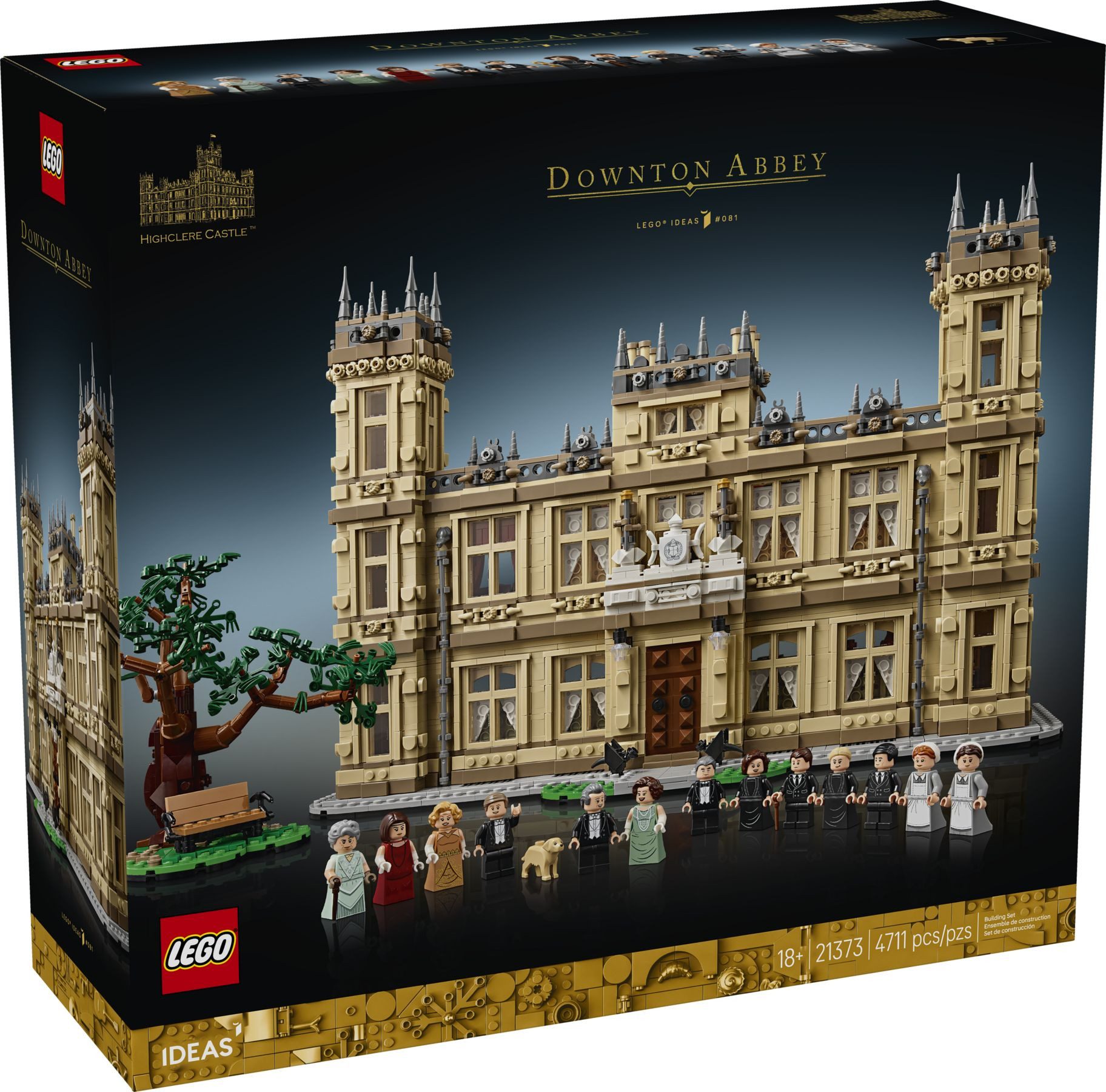 LEGO® LEGO Ideas 21373 Downton Abbey Konstruktionsspielsteine, (Set, 4711 St., 4711 Teile)