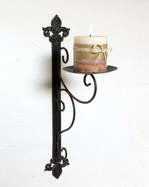 DanDiBo Wandkerzenhalter Wandkerzenhalter 12111 Kerzenhalter aus Metall Wandleuchter 47 cm Kerzenleuchter