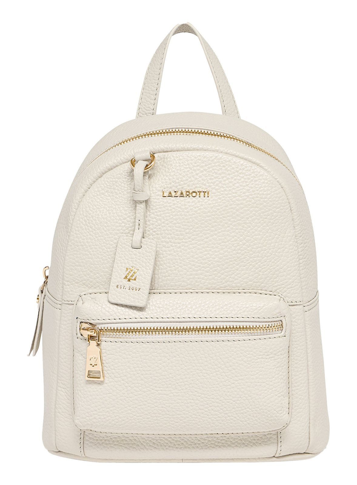 Lazarotti Rucksack Backpack, aus echtem Leder