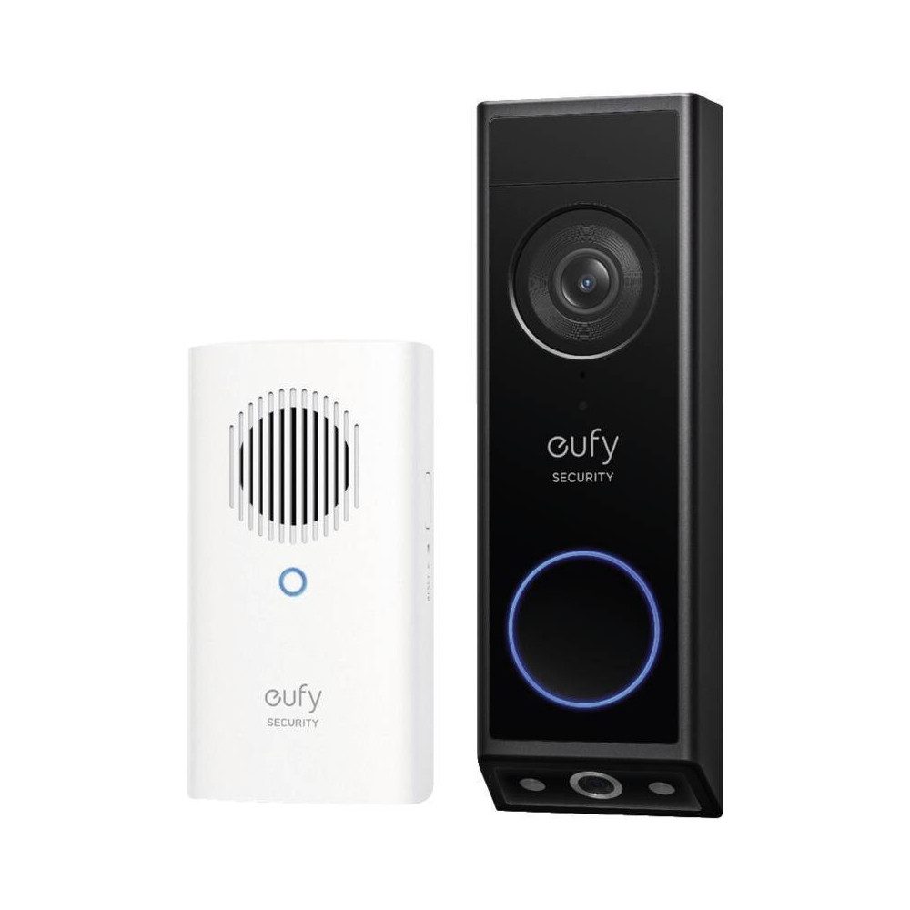 eufy Smart Home Türklingel Video Doorbell E340 mit Gong und smarten Funktionen (Bürogebäude, Kaffeebecher, Ein Set aus verschiedenen Produkten)