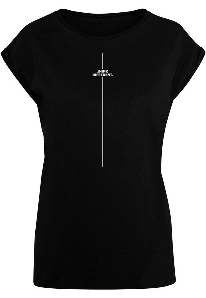 Merchcode T-Shirt Damen Ladies Think Different Extended Shoulder Tee (1-tlg)
