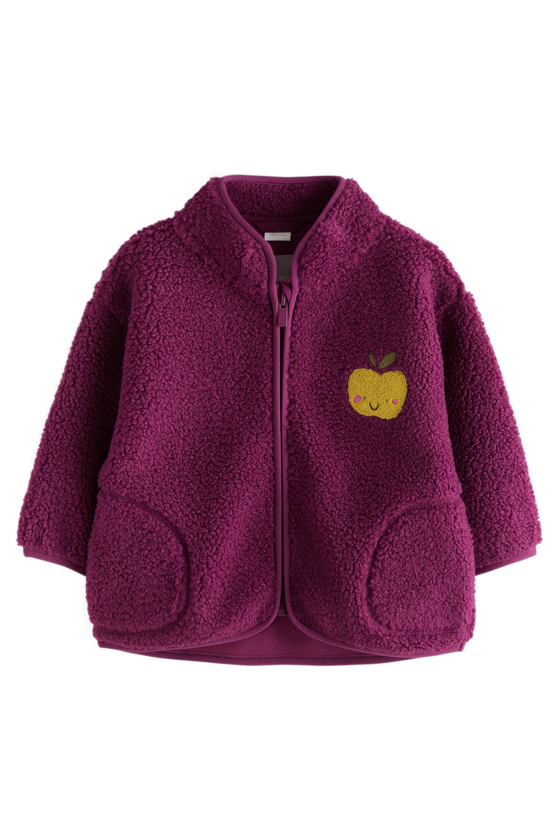Next Fleecejacke Fleece mit durchgehendem Reißverschluss (1-St)