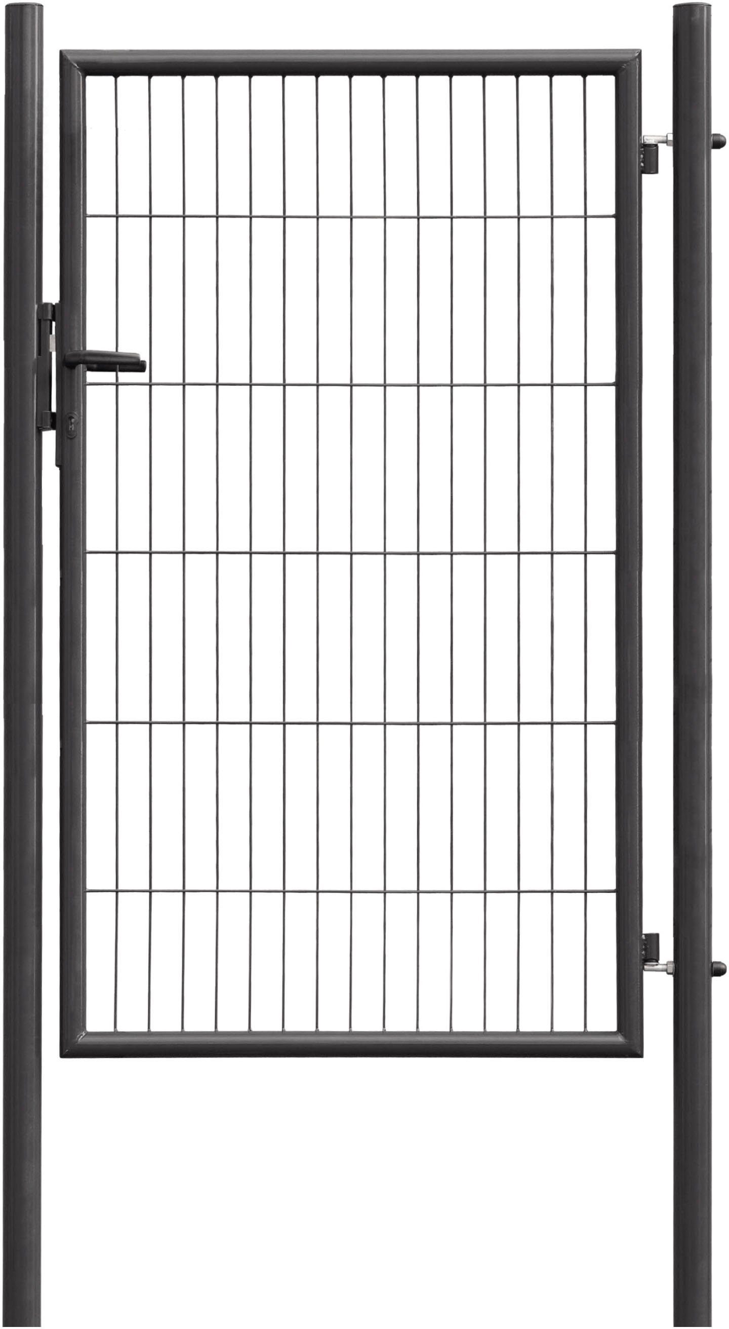 GARDEN 'N' MORE Zauneinzeltür Einzeltor Standard, (Set), 150 cm hoch, anthrazit
