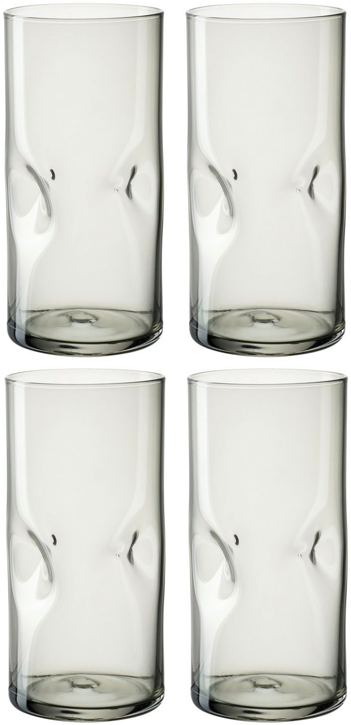 LEONARDO Longdrinkglas VESUVIO, 4-tlg., Glas, 330 ml, 4-teilig