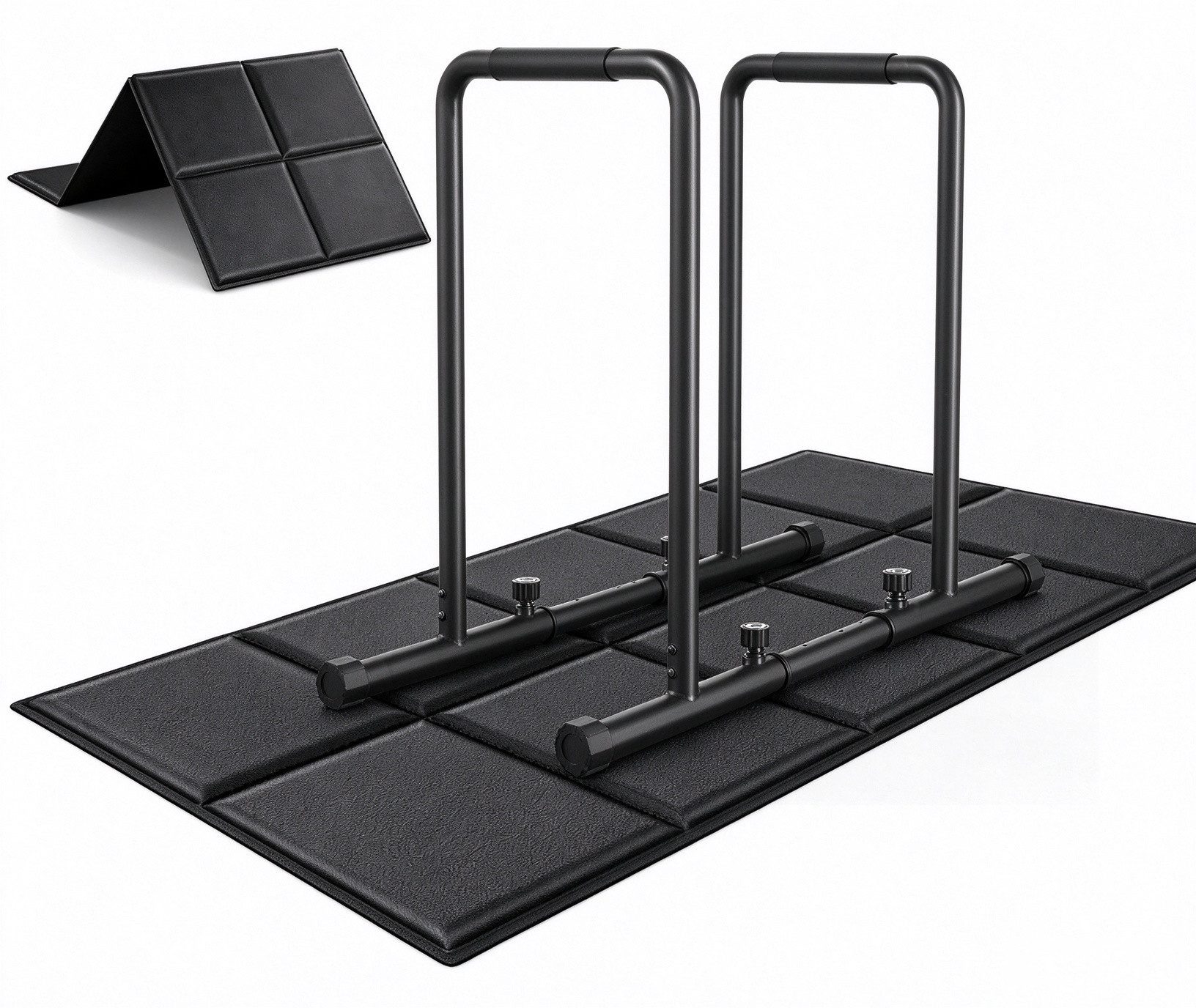 Dripex Kraftstation Verstellbare Dip Barren – 500 kg Dip-Station, tragbar, funktional