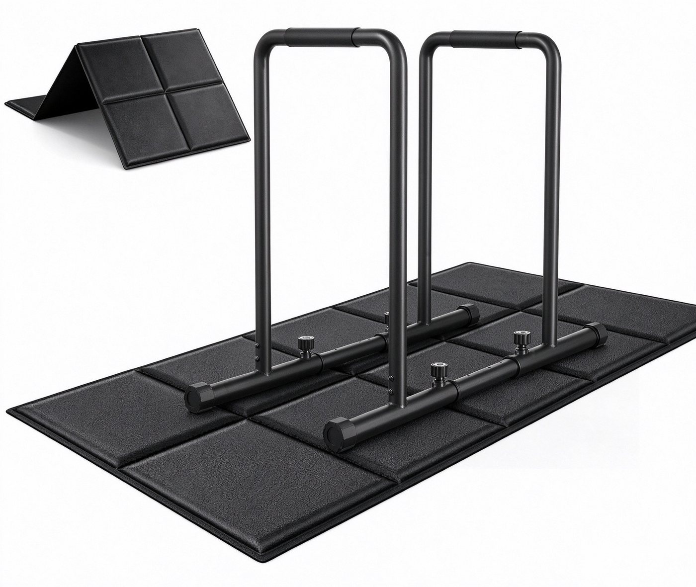 Dripex Kraftstation Verstellbare Dip Barren – 500 kg Dip-Station, tragbar, funktional