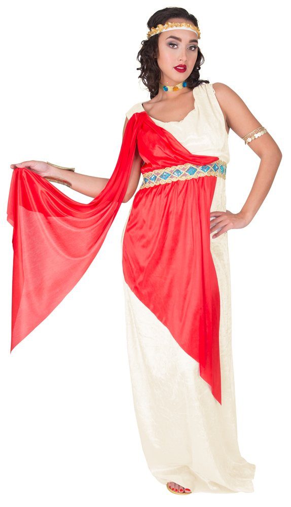Das Kostümland Kostüm Adelige Römerin Livia Kostüm für Damen - Cleopatra Antike Faschingskostüm Party Kleid