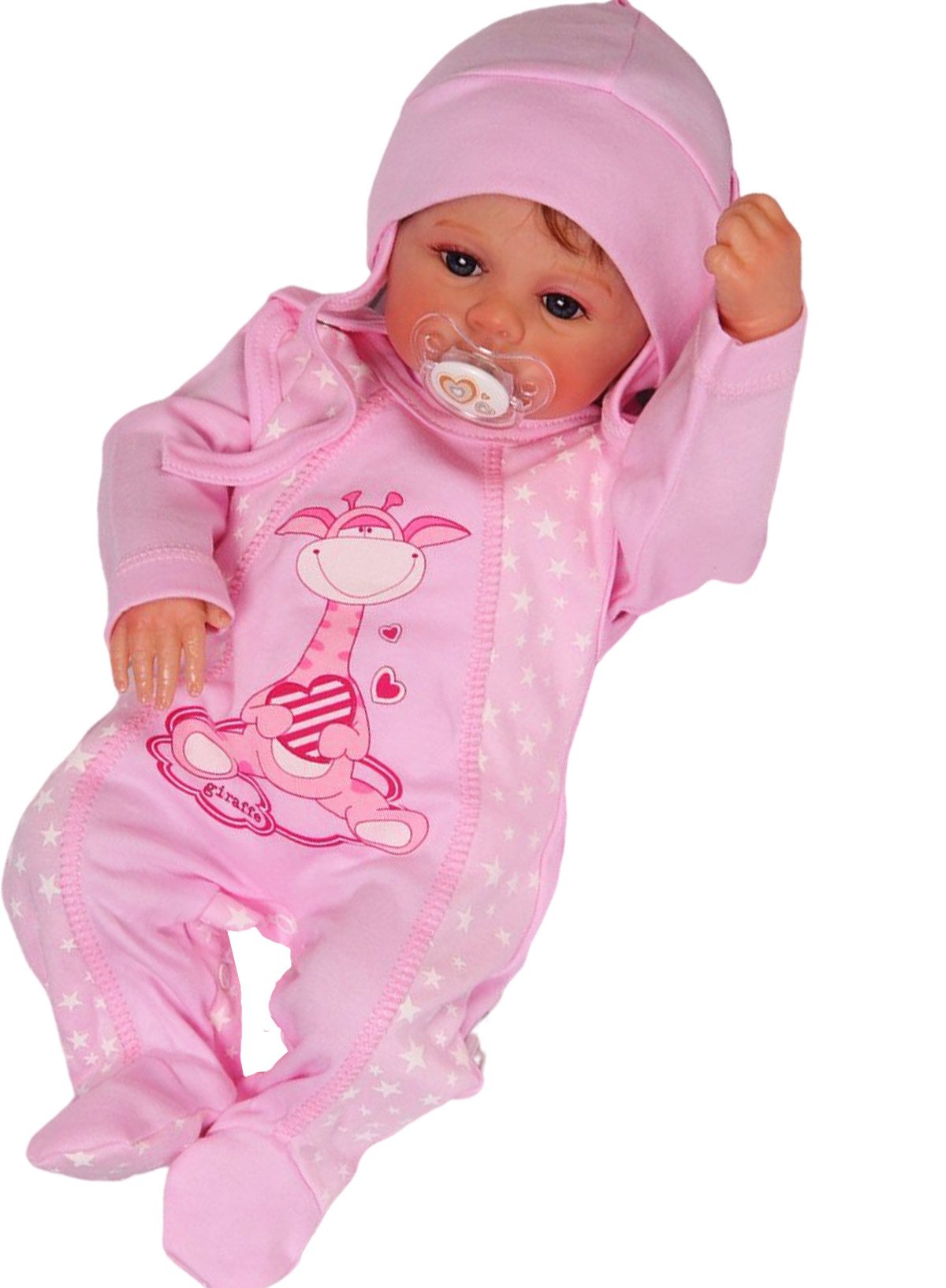 Strampler, Jäckchen & Mütze Strampler Shirt Mütze 3Tlg Baby Anzug