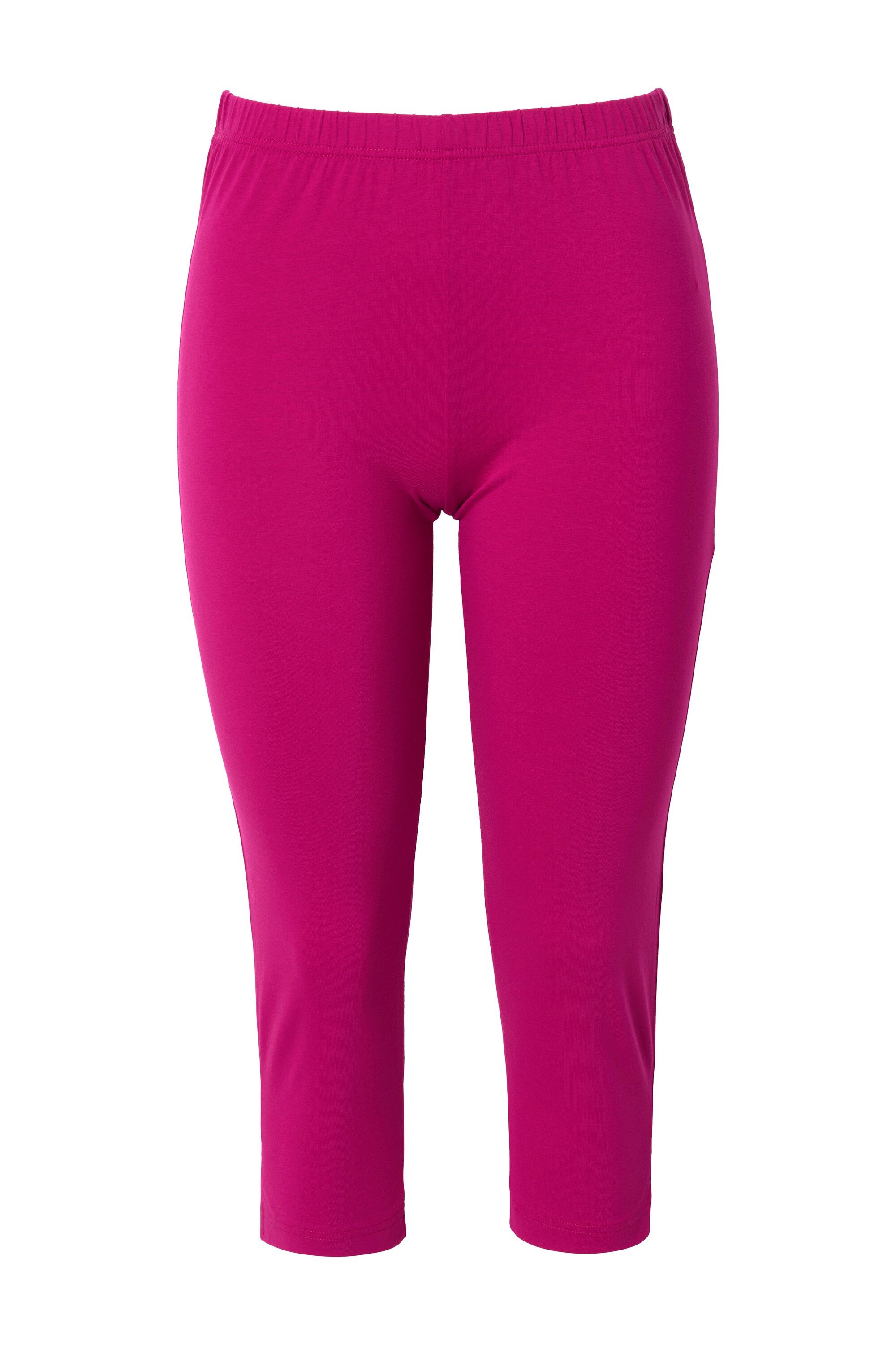 Ulla Popken Funktionshose bis 76 Caprihose Klassische 7/8 Hose in Uni günstig online kaufen