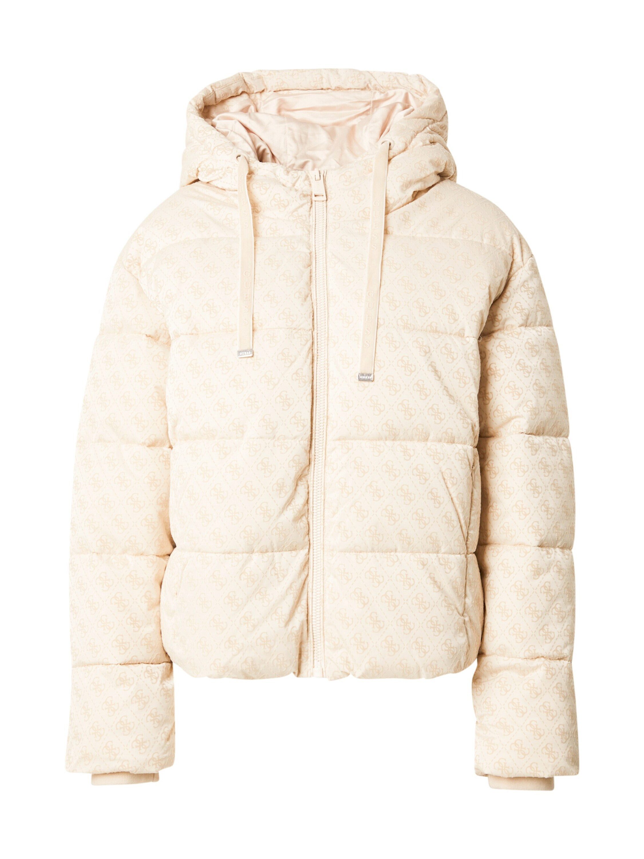 Guess Steppjacke DAISY (1-St), Kapuze mit Tunnelzug