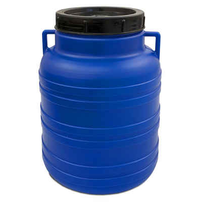 Plasteo Regentonne 60 Liter Weithalsfass Lebensmittelecht BPA-Frei Sauerkrautfass, 10 l, BPA-Frei