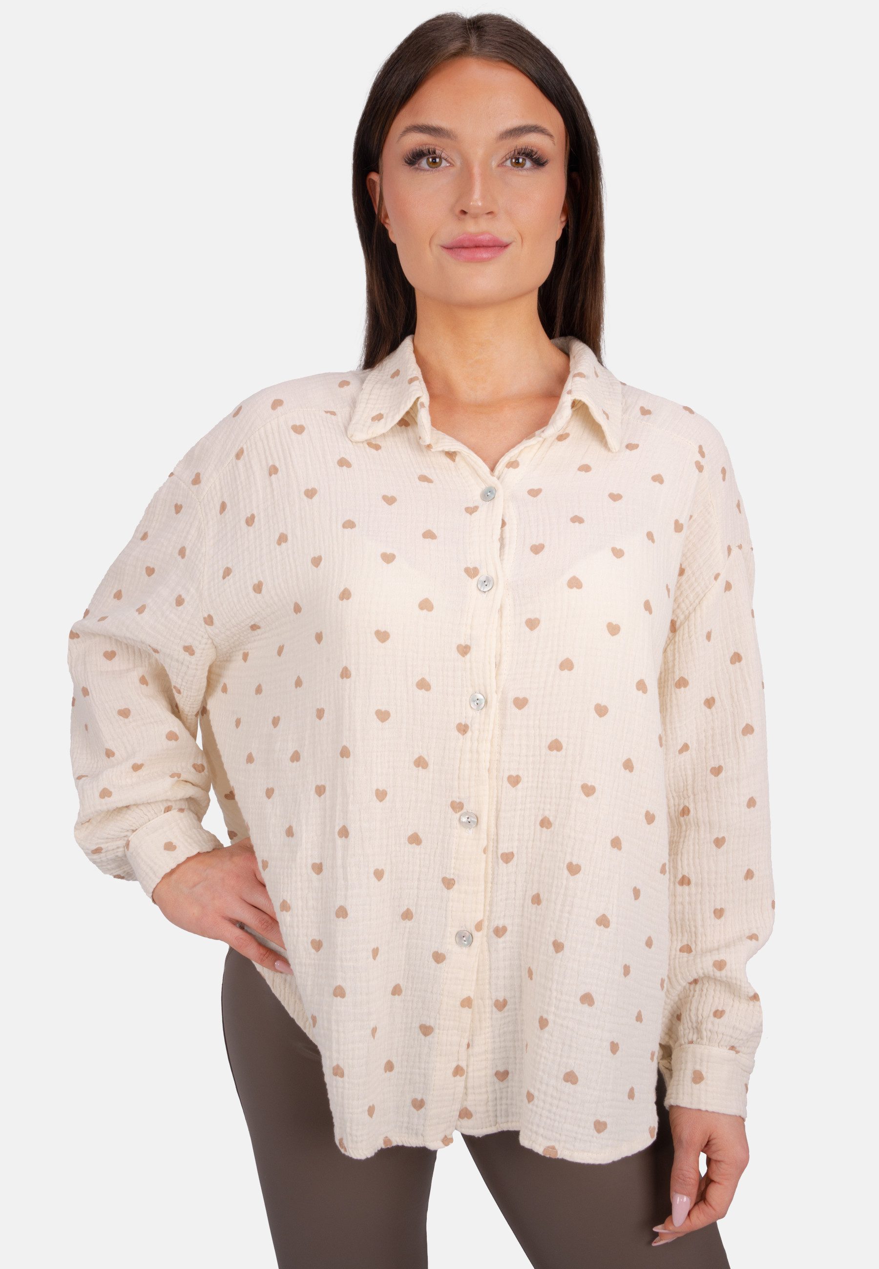 Seasons of April Hemdbluse LIYA MUSSELIN günstig online kaufen
