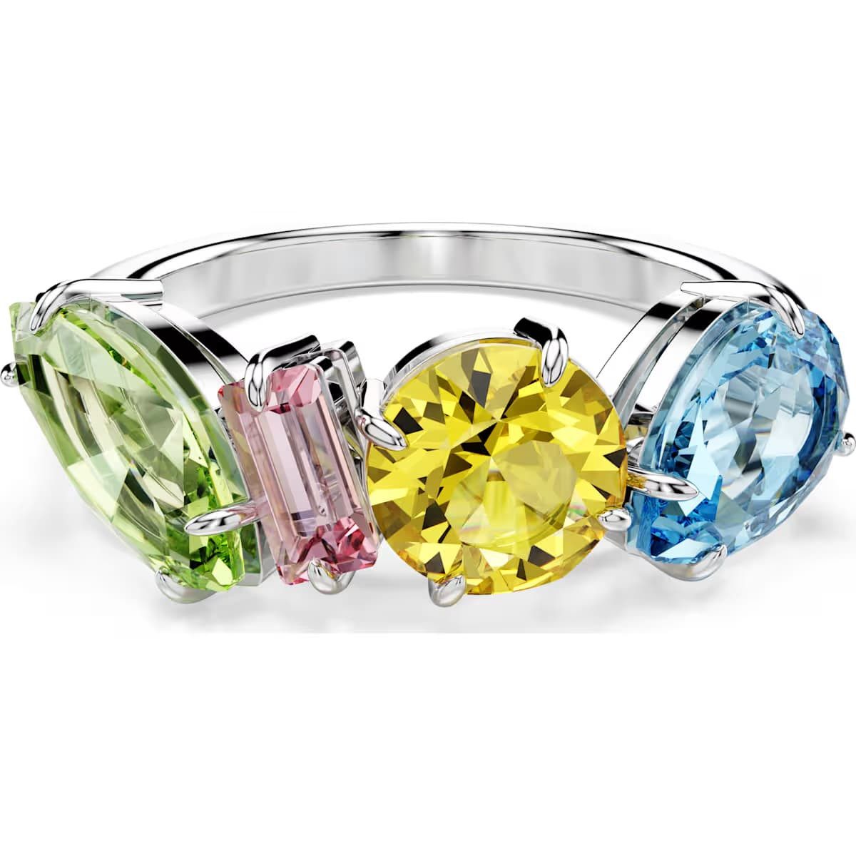 Swarovski Fingerring Swarovski Ring Gema 5692407 Verschiedene Schliffe, Mehrfarbig (kein Set, 1-tlg)