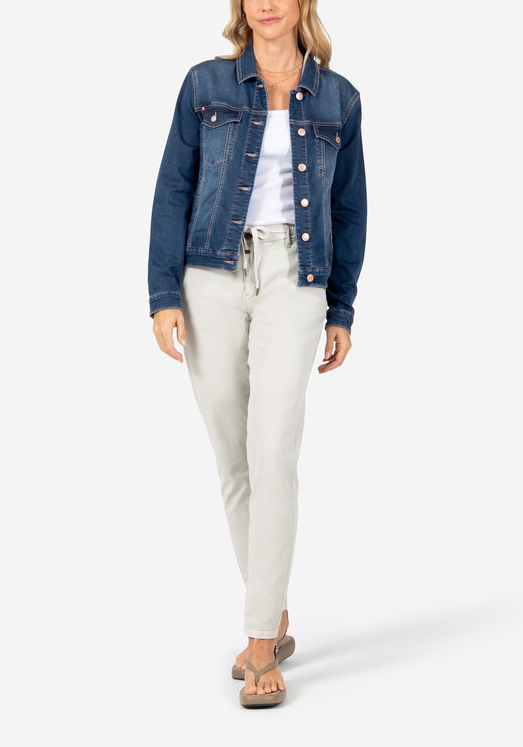 TIMEZONE Jeansjacke Denim mit Knopfverschluss und günstig online kaufen