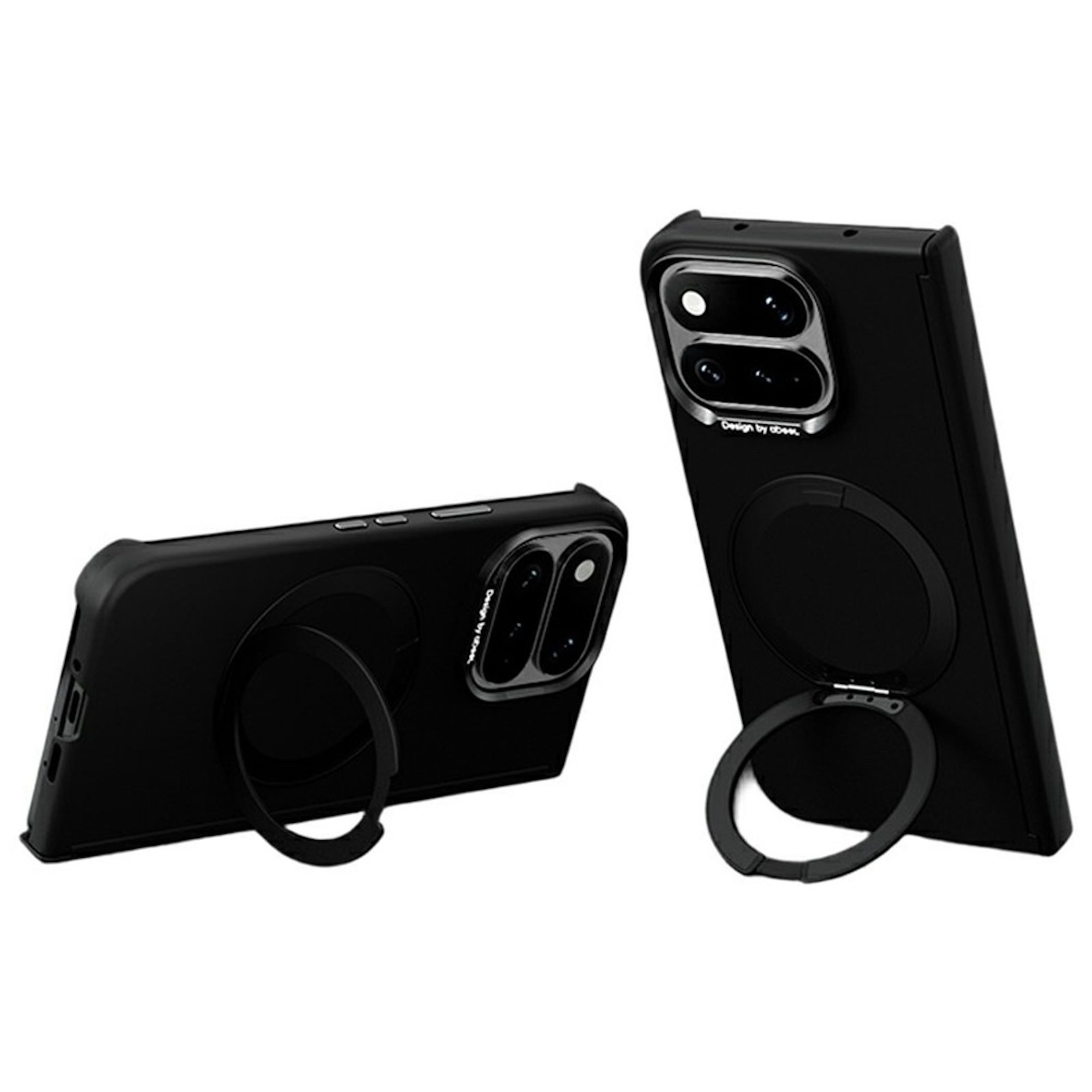 Wigento Handyhülle Magnetisch Ringhalter für Google Pixel 11 Pro Fold 360° Kickstand 8,0 Zoll, 2in1 Magnetring, 360 Grad Kickstand, Skin Touch Oberfläche