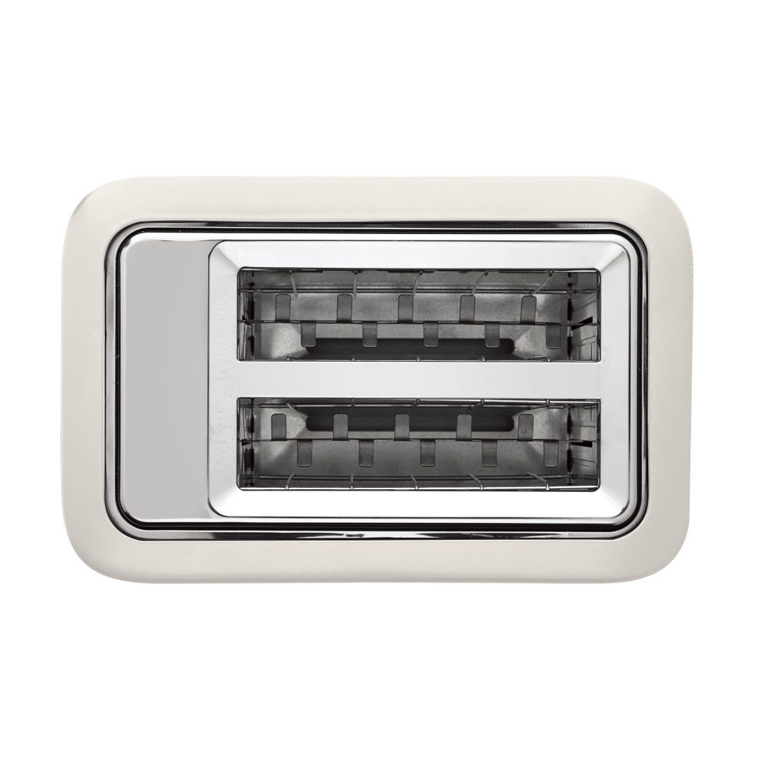 Berlinger Haus Toaster Cremefarben Matt, 2 kurze Schlitze, für 2 Scheiben, 870 W, LED-Display, 7 Bräunungsstufen, Auftau- & Aufwärmfunktion
