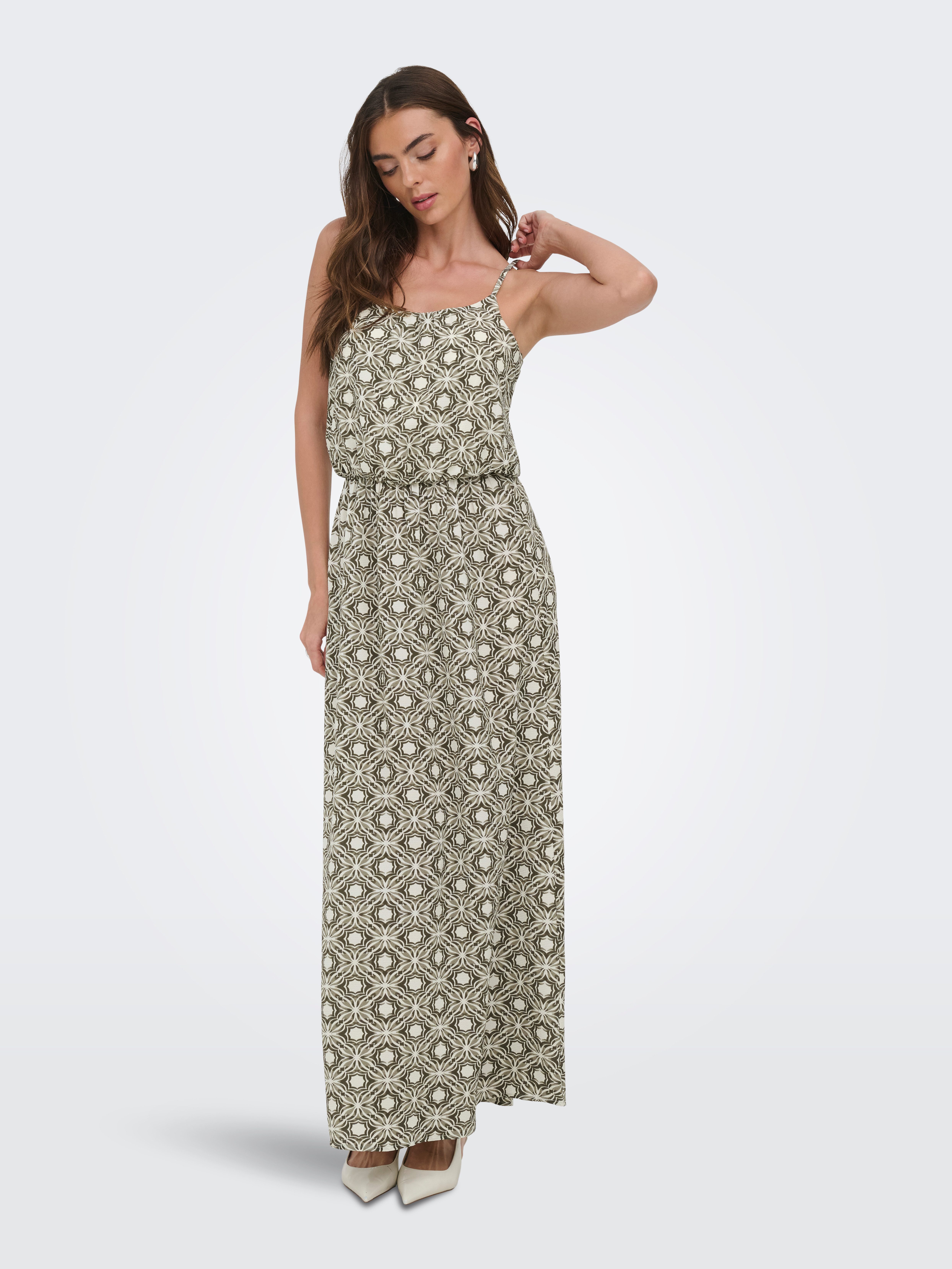 ONLY Maxikleid ONLWINNER S/L MAXI DRESS NOOS PTM Materialmix, regular fit – Bild 4 von 5