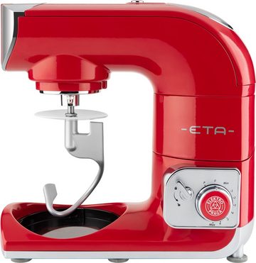 eta Küchenmaschine Gratus Storio rot ETA002890063, 1200 W, 5,5 l Schüssel, 5,5 l Edelstahlschüssel, PULSE-Funktion