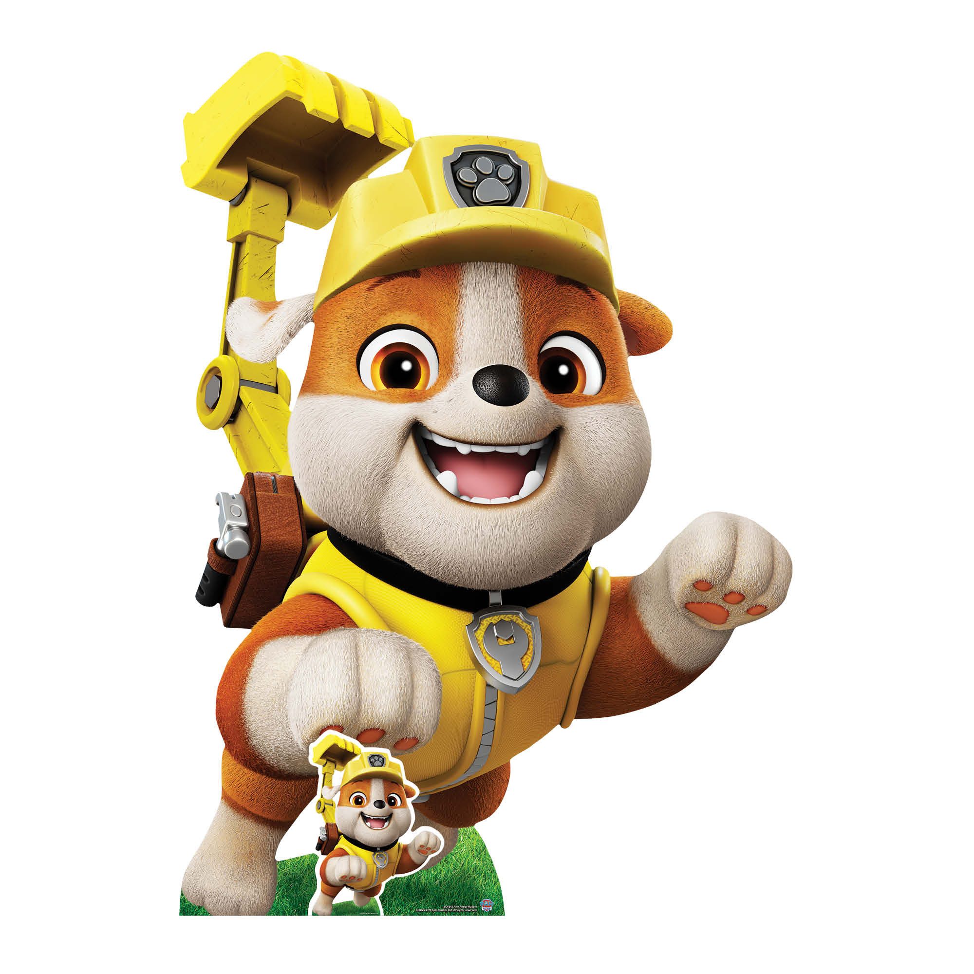 Dekofigur Paw Patrol - Rubble - Pappaufsteller 93x131 cm