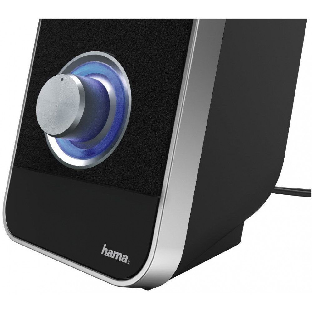 Hama Hama Sonic LS-206 Multimedia-Lautsprecher 2.0 PC-Lautsprecher (USB, USB Stromversorgung)