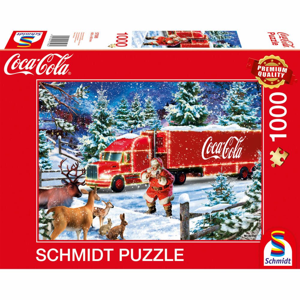 Puzzle Coca Cola Christmas-Truck Puzzles 1000 Teile