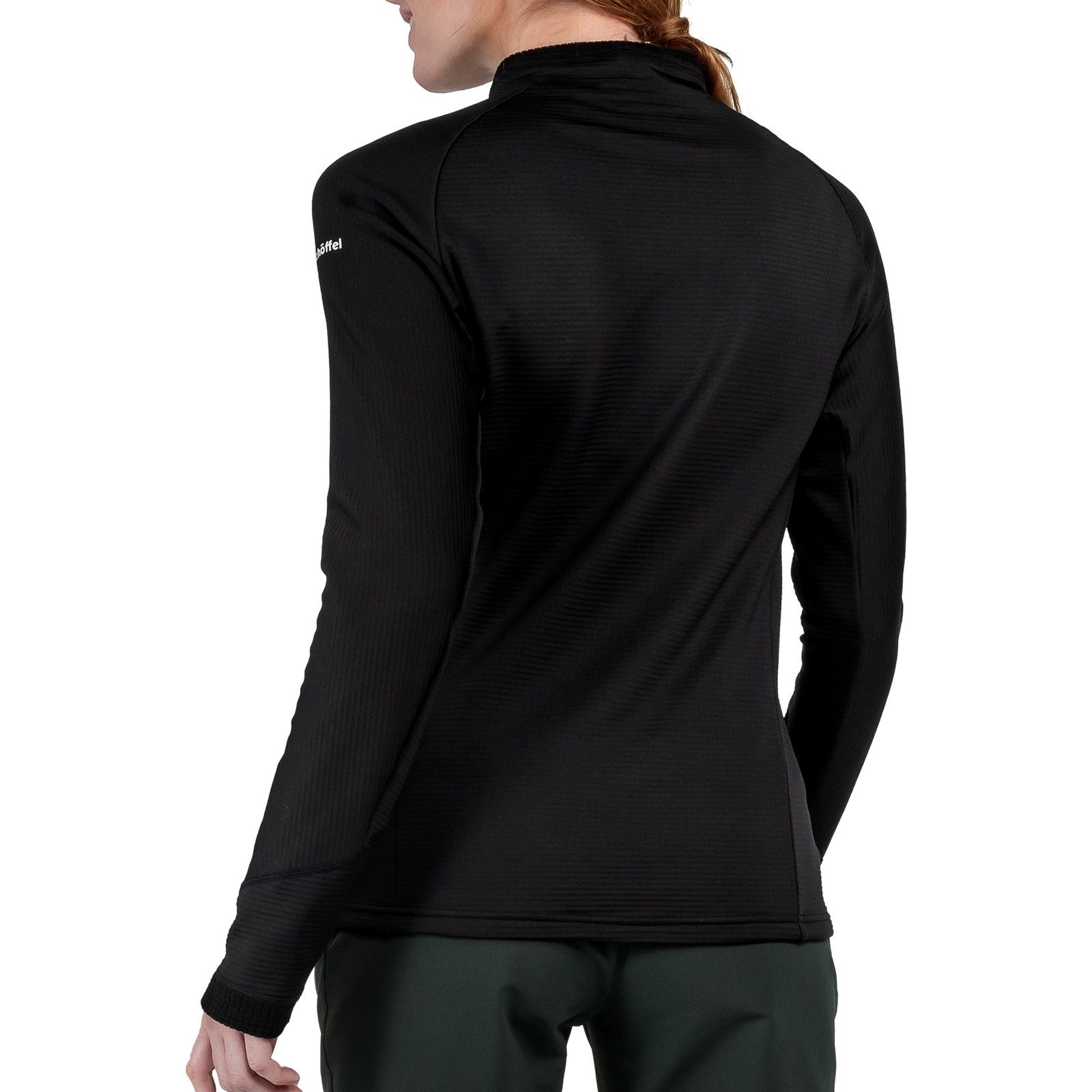 Schöffel Stehkragenpullover Cascata mit Waffelmuster innen