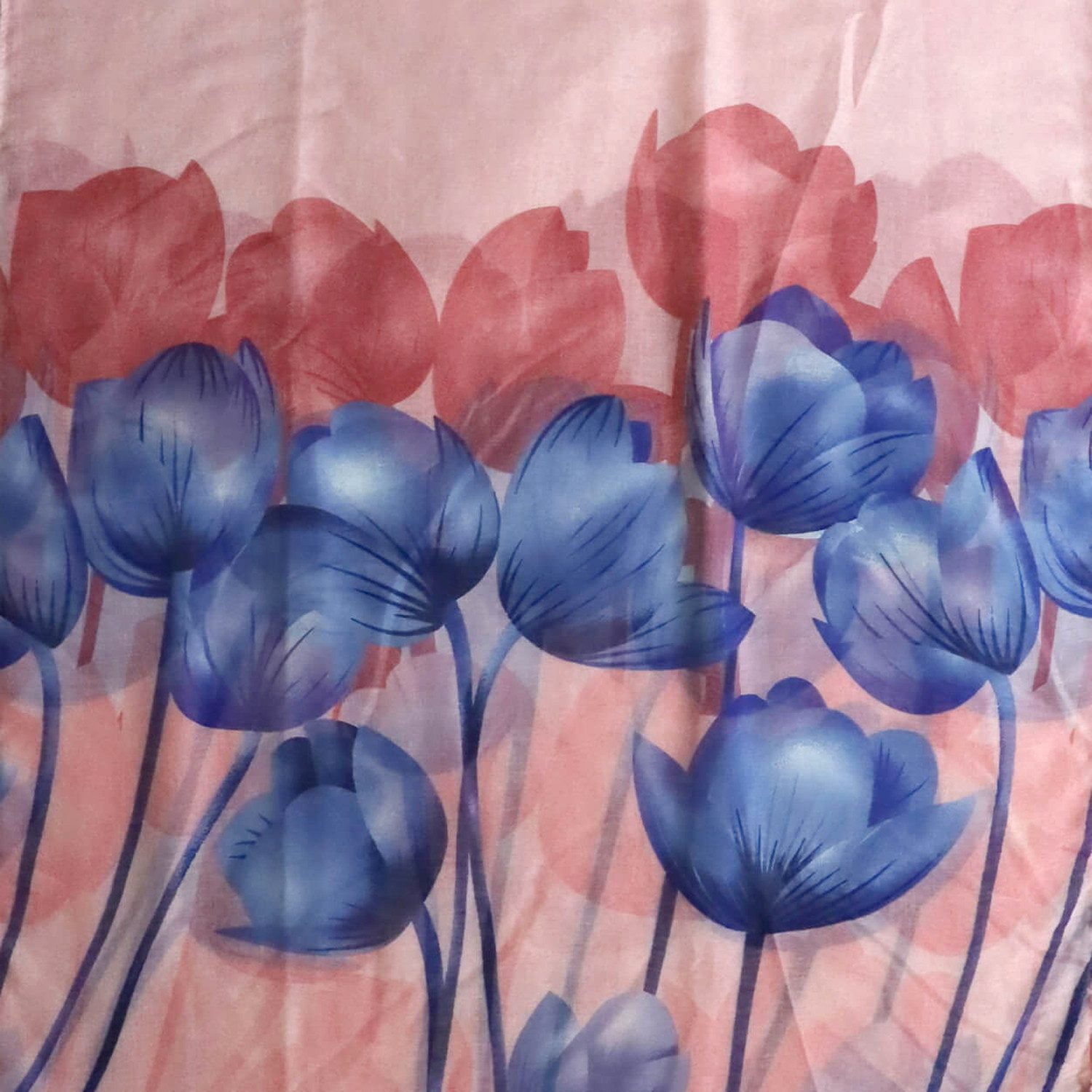 chic4home Loop Voyage Vibes, (1-St. 1-teilig), Damen Loop-Schal Schlauchschal Tulpen Muster