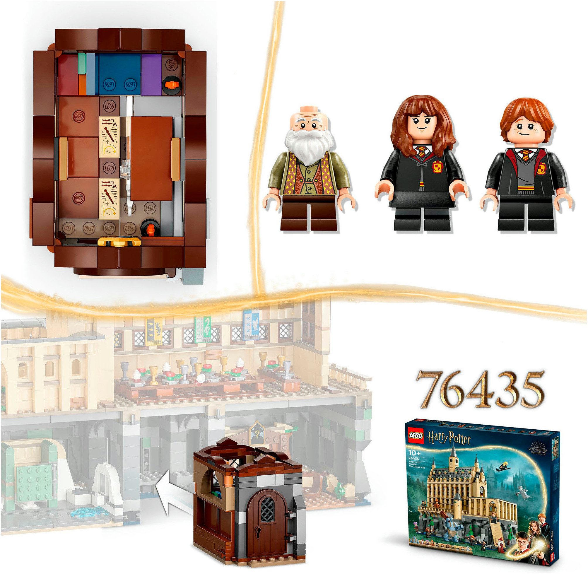 LEGO® Schloss Hogwarts™: Zauberkunstunterricht (76442), LEGO Harry Potter™ Konstruktionsspielsteine, (204 St), Made in Europe – Bild 5 von 5