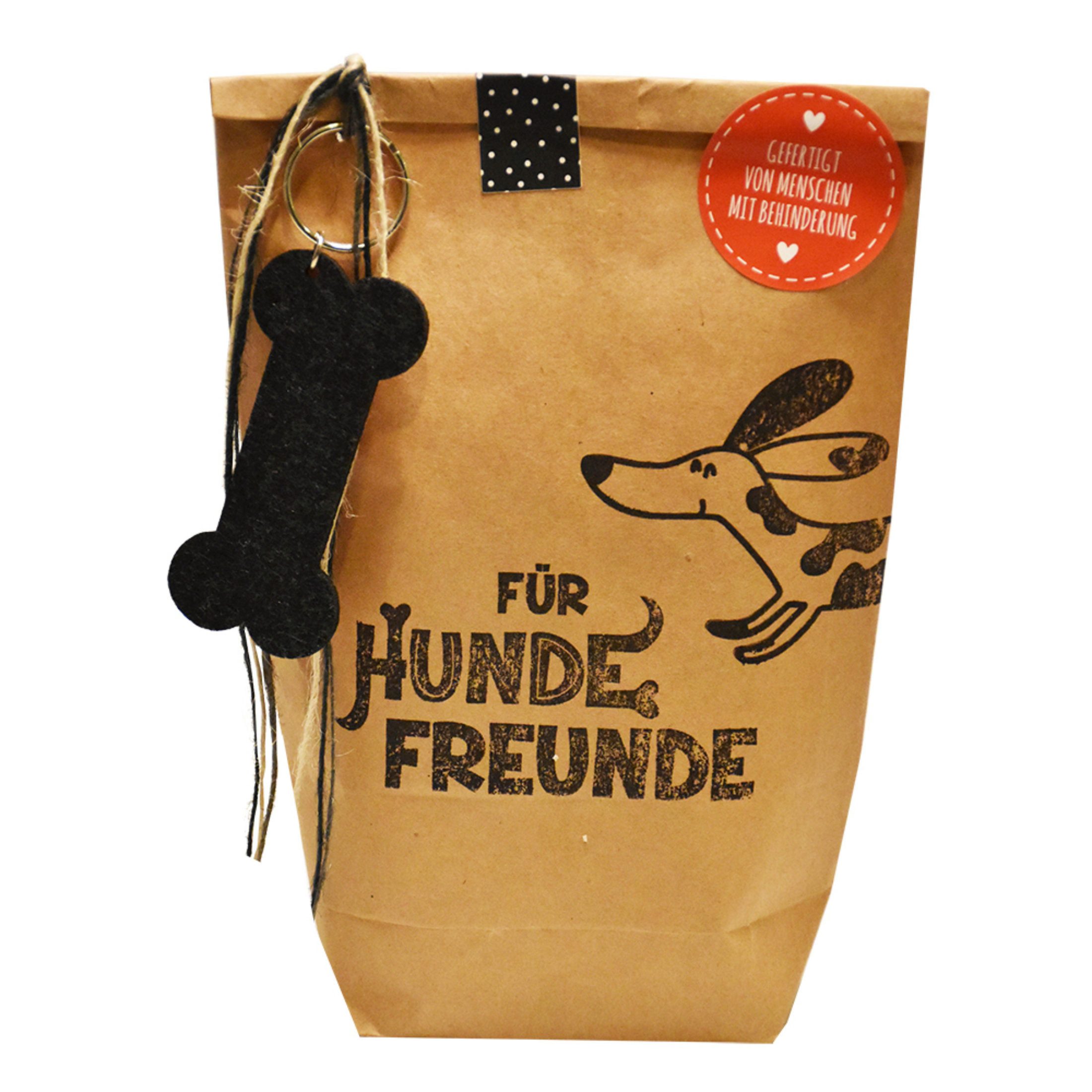 Wunderle Wundertüte Hundefreunde Wundertüte mit ganz viel Tierliebe, Mitbringsel, Geschenk, Geschenkidee für Hundeliebhaber