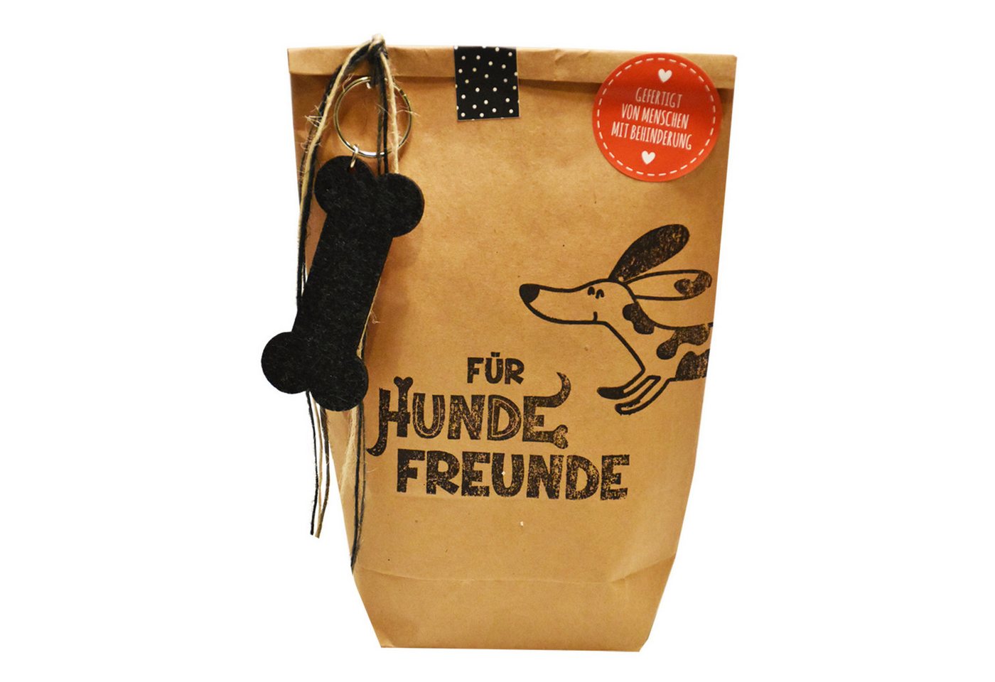 Wunderle Wundertüte Hundefreunde Wundertüte mit ganz viel Tierliebe, Mitbringsel, Geschenk, Geschenkidee für Hundeliebhaber